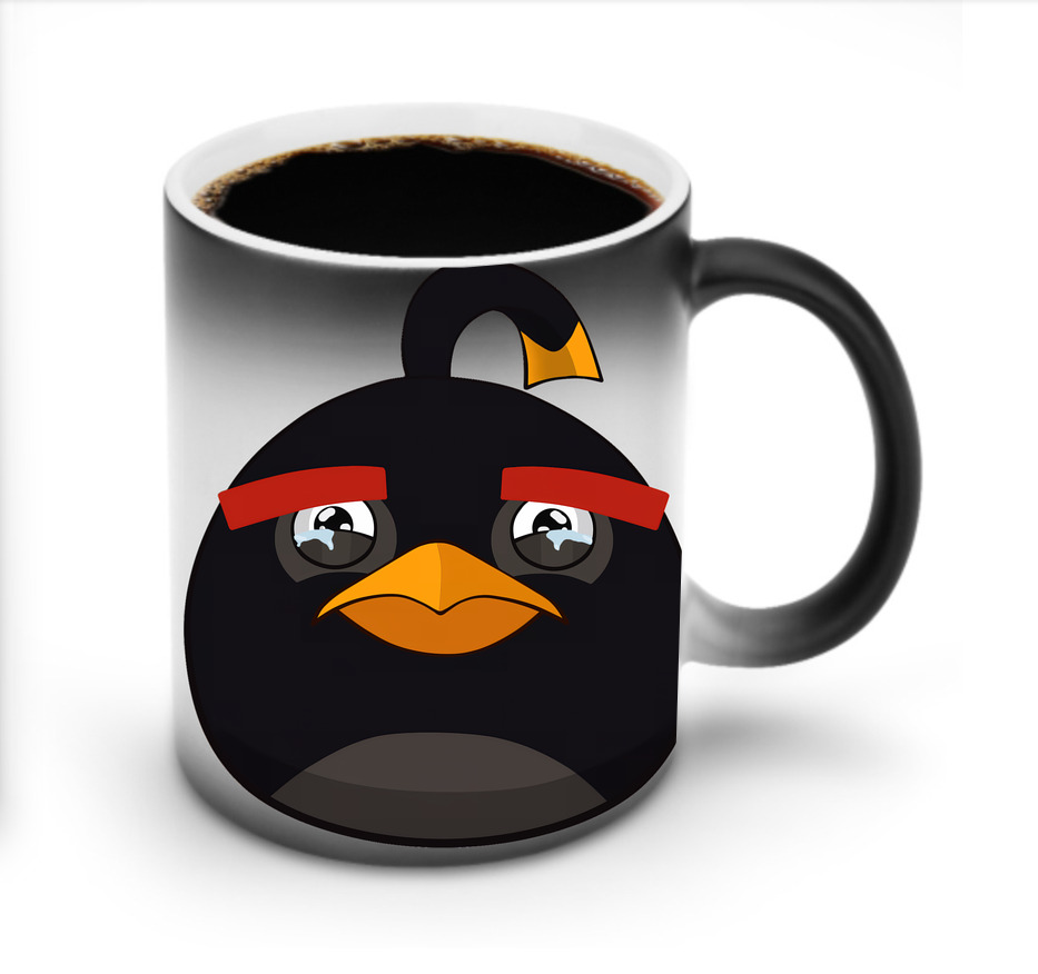 （画像用） Angry Birds アングリーバード 温度変色マグカップ