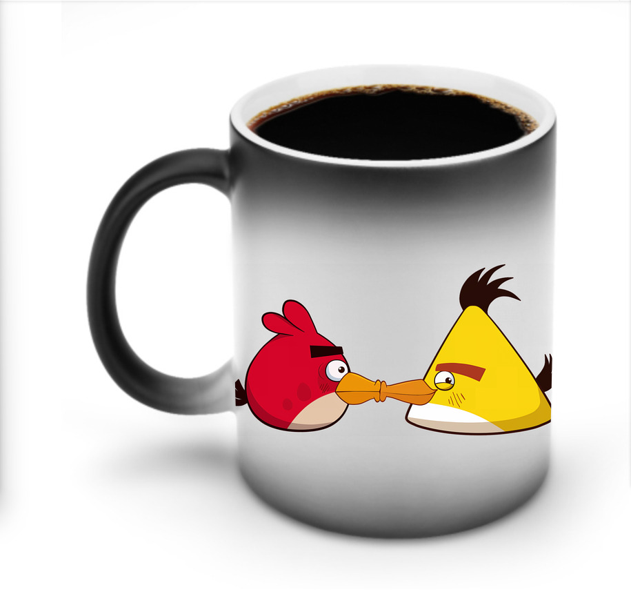 （画像用） Angry Birds アングリーバード 温度変色マグカップ