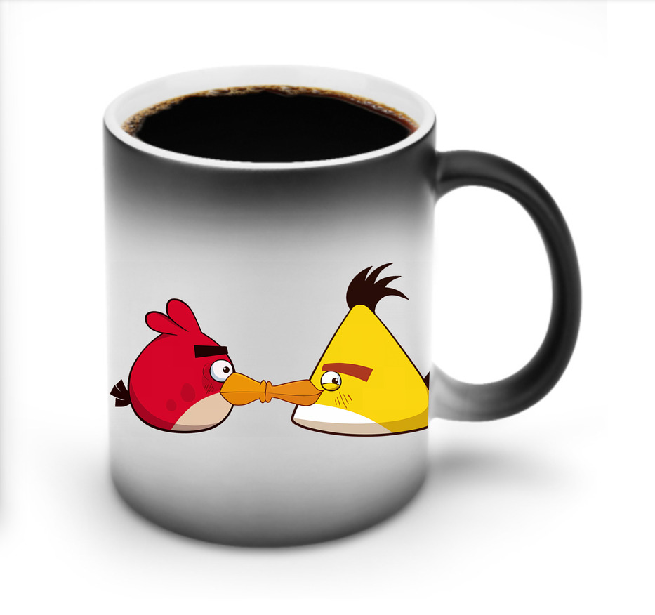 （画像用） Angry Birds アングリーバード 温度変色マグカップ