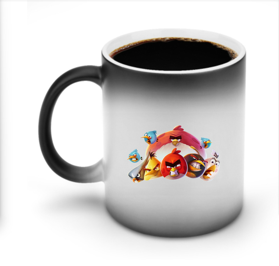 （画像用） Angry Birds アングリーバード 温度変色マグカップ