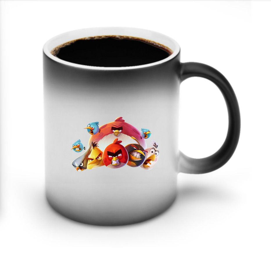 （画像用） Angry Birds アングリーバード 温度変色マグカップ