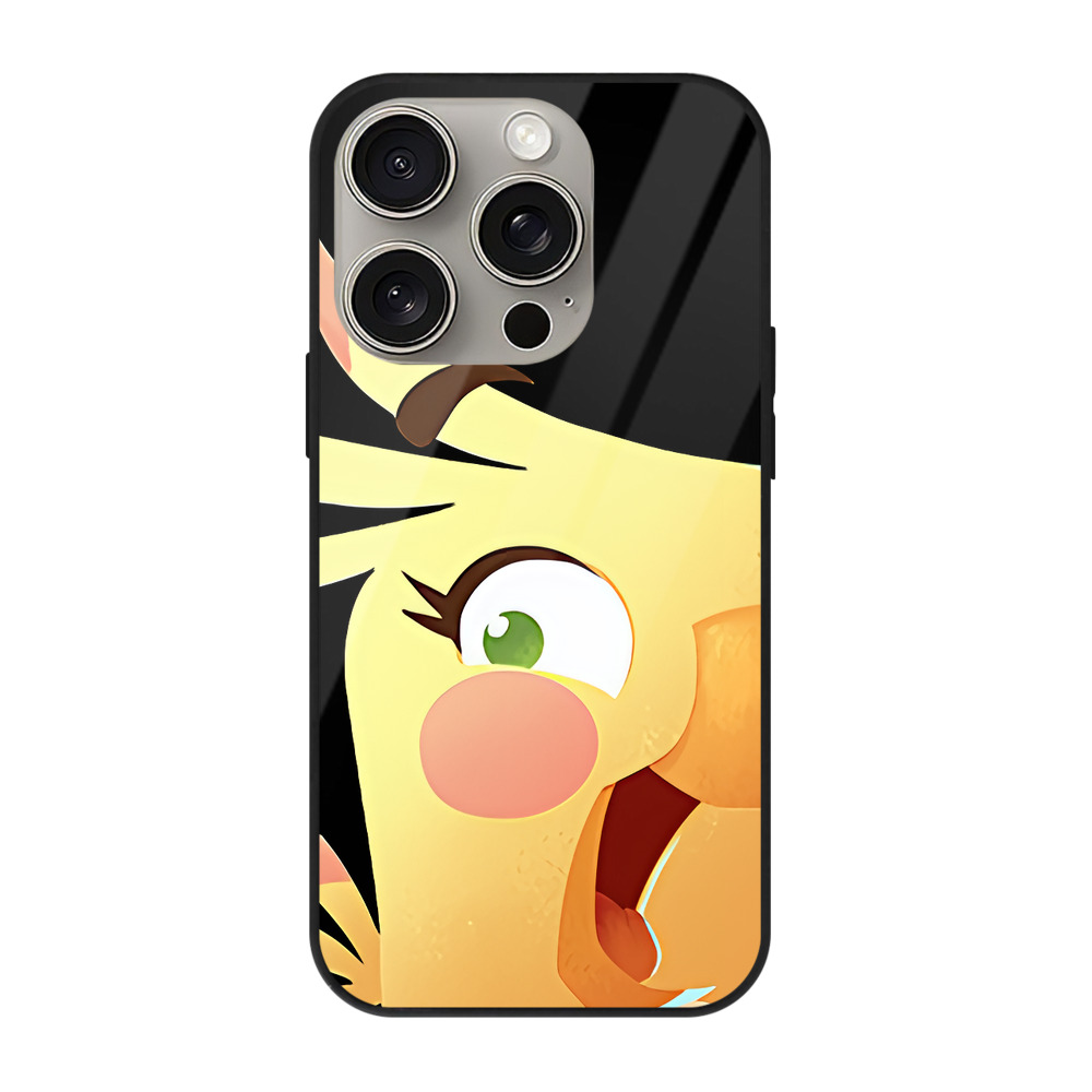 （画像用） Angry Birds アングリーバード 【iPhone15Pro対応】スマホケース 耐衝撃＆黄変防止 背面ガラス