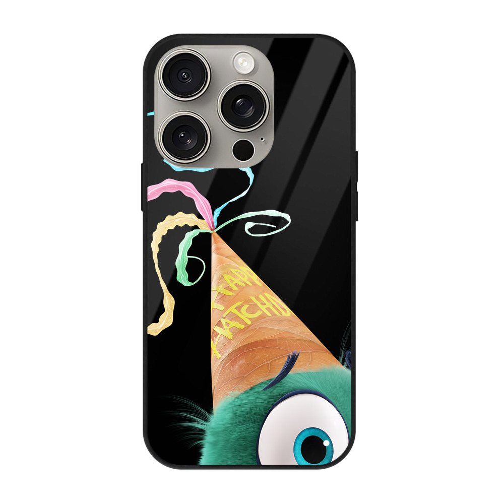 （画像用） Angry Birds アングリーバード 【iPhone15Pro対応】スマホケース 耐衝撃＆黄変防止 背面ガラス