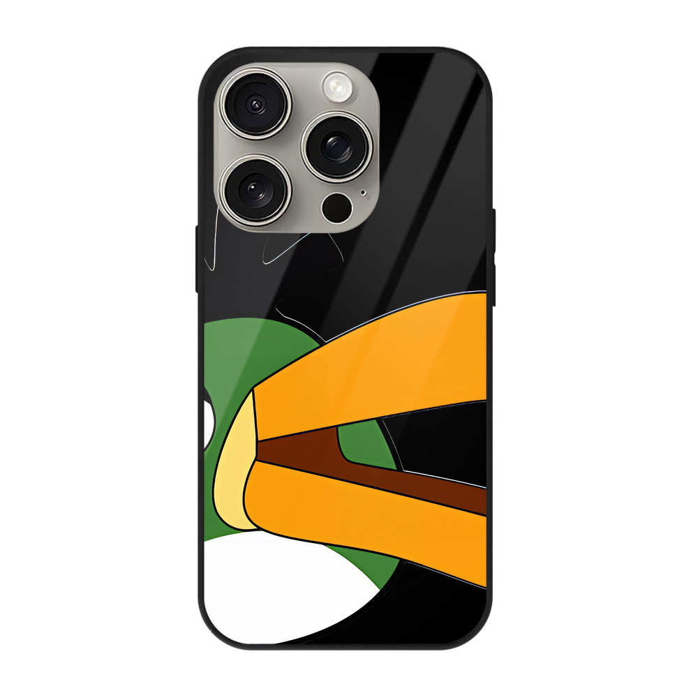 （画像用） Angry Birds アングリーバード 【iPhone15Pro対応】スマホケース 耐衝撃＆黄変防止 背面ガラス