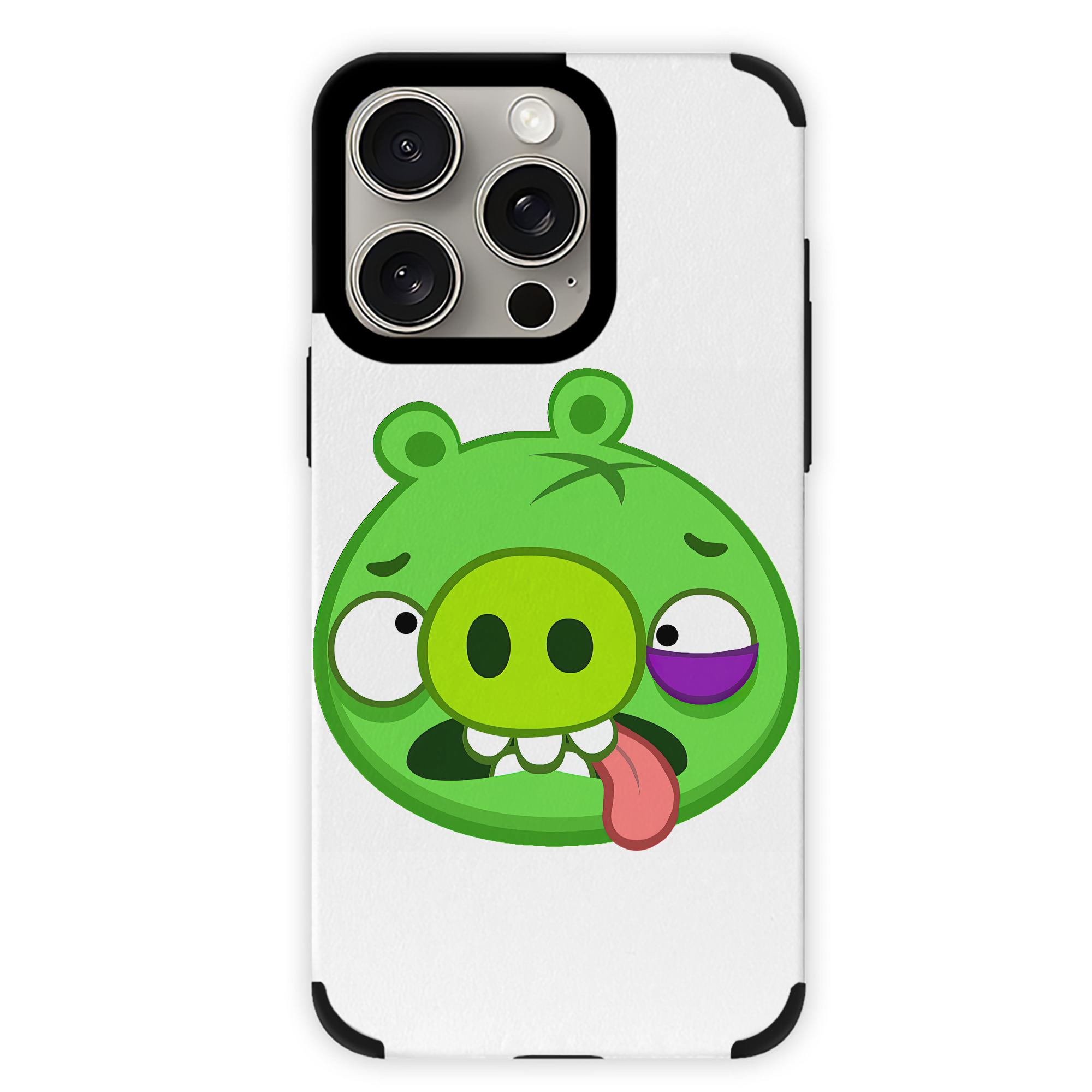（画像用） Angry Birds アングリーバード 【iPhone15ProMax対応】 PUレザー スマホケース 耐衝撃＆黄変防止