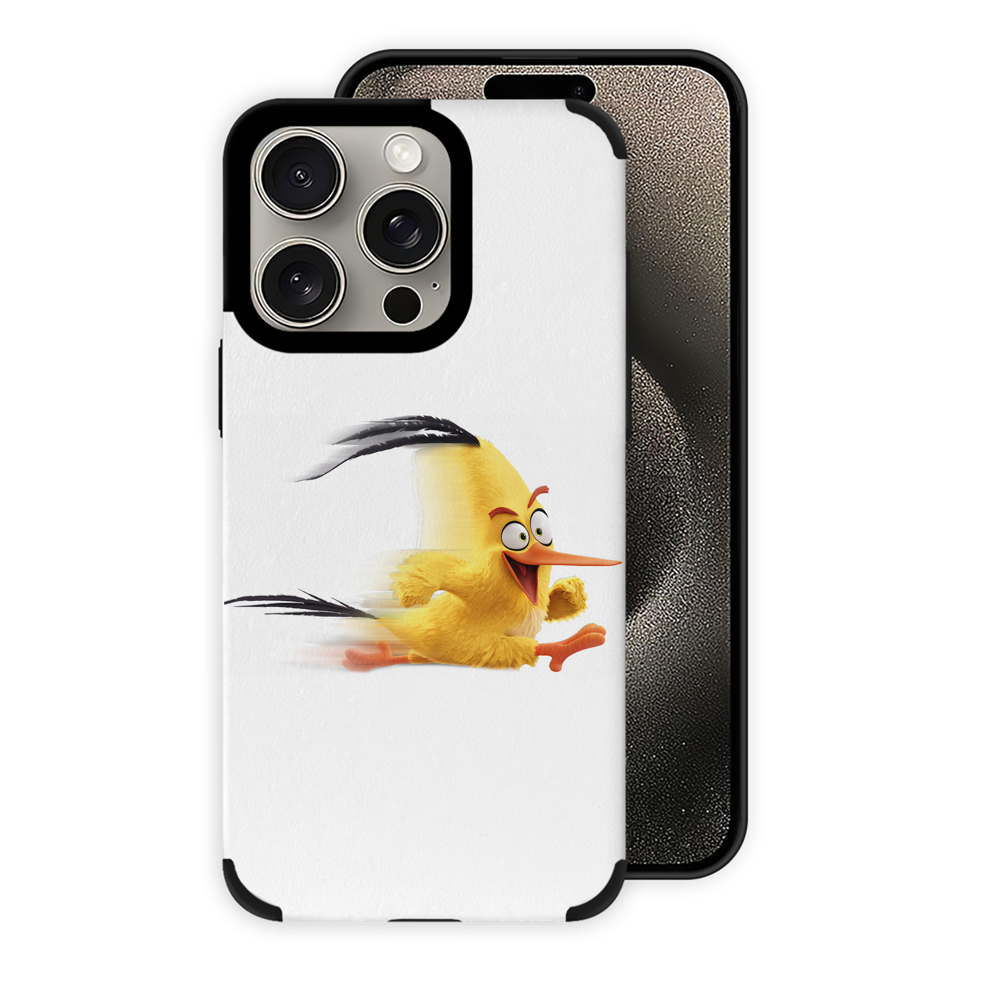 （画像用） Angry Birds アングリーバード 【iPhone15ProMax対応】 PUレザー スマホケース 耐衝撃＆黄変防止