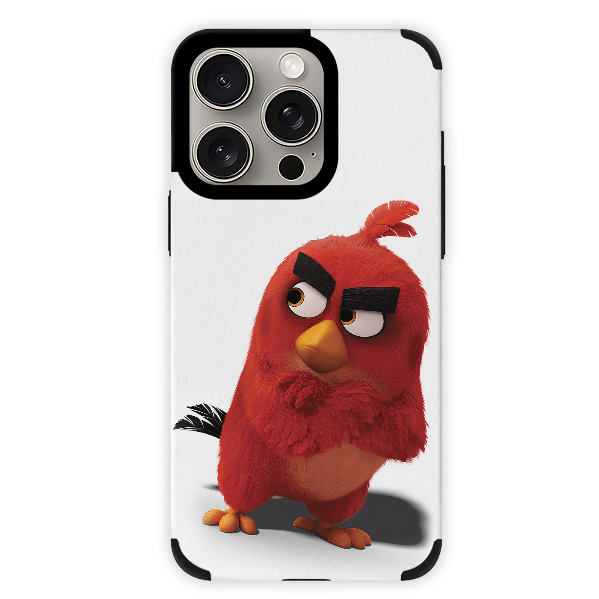 （画像用） Angry Birds アングリーバード 【iPhone15ProMax対応】 PUレザー スマホケース 耐衝撃＆黄変防止