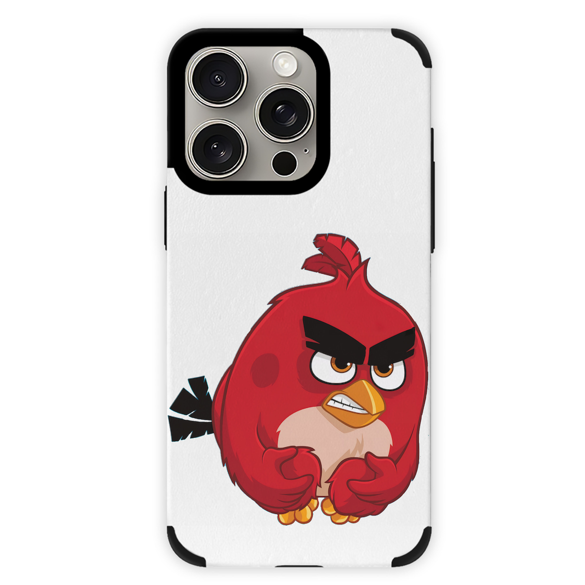 （画像用） Angry Birds アングリーバード 【iPhone15ProMax対応】 PUレザー スマホケース 耐衝撃＆黄変防止