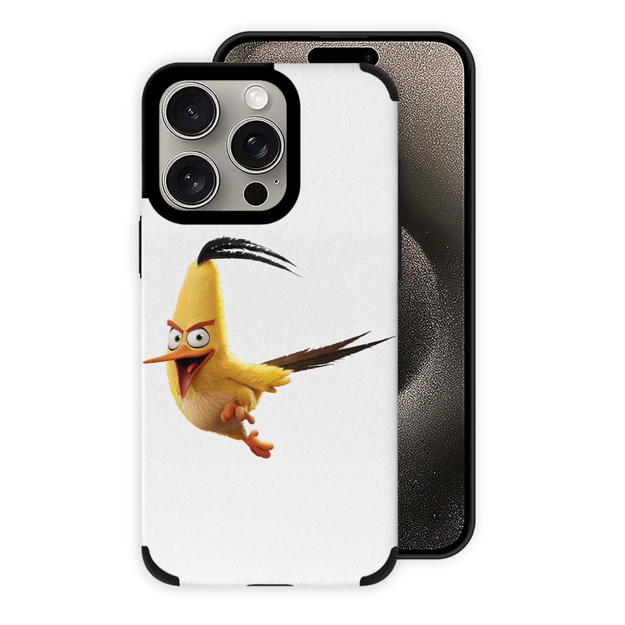 （画像用） Angry Birds アングリーバード 【iPhone15ProMax対応】 PUレザー スマホケース 耐衝撃＆黄変防止