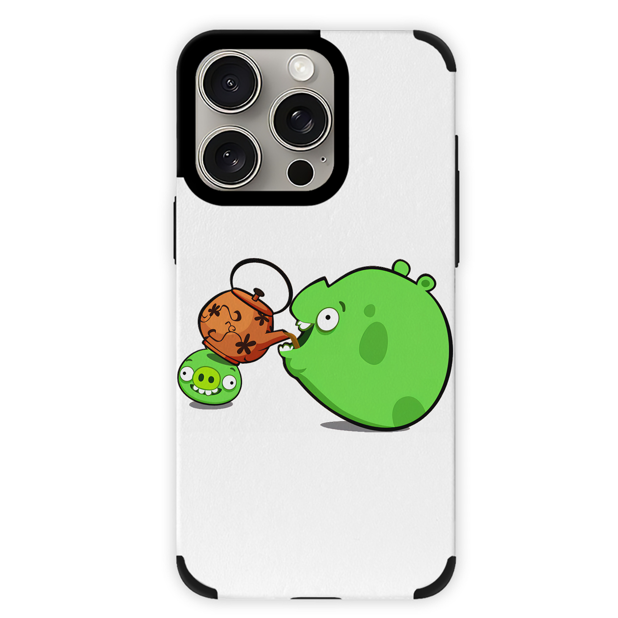 （画像用） Angry Birds アングリーバード 【iPhone15ProMax対応】 PUレザー スマホケース 耐衝撃＆黄変防止