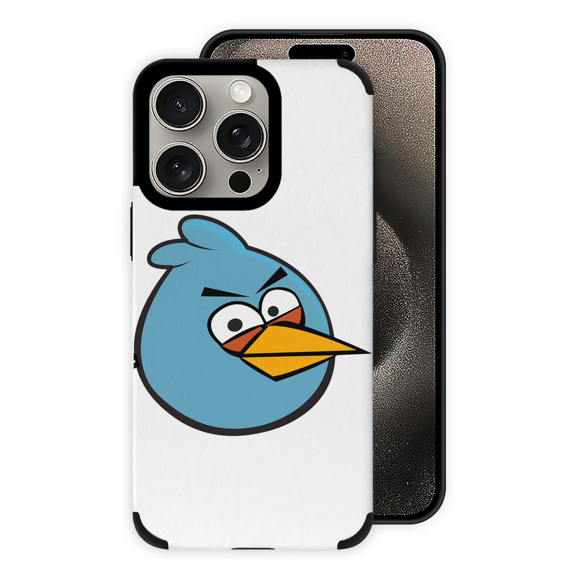 （画像用） Angry Birds アングリーバード 【iPhone15ProMax対応】 PUレザー スマホケース 耐衝撃＆黄変防止