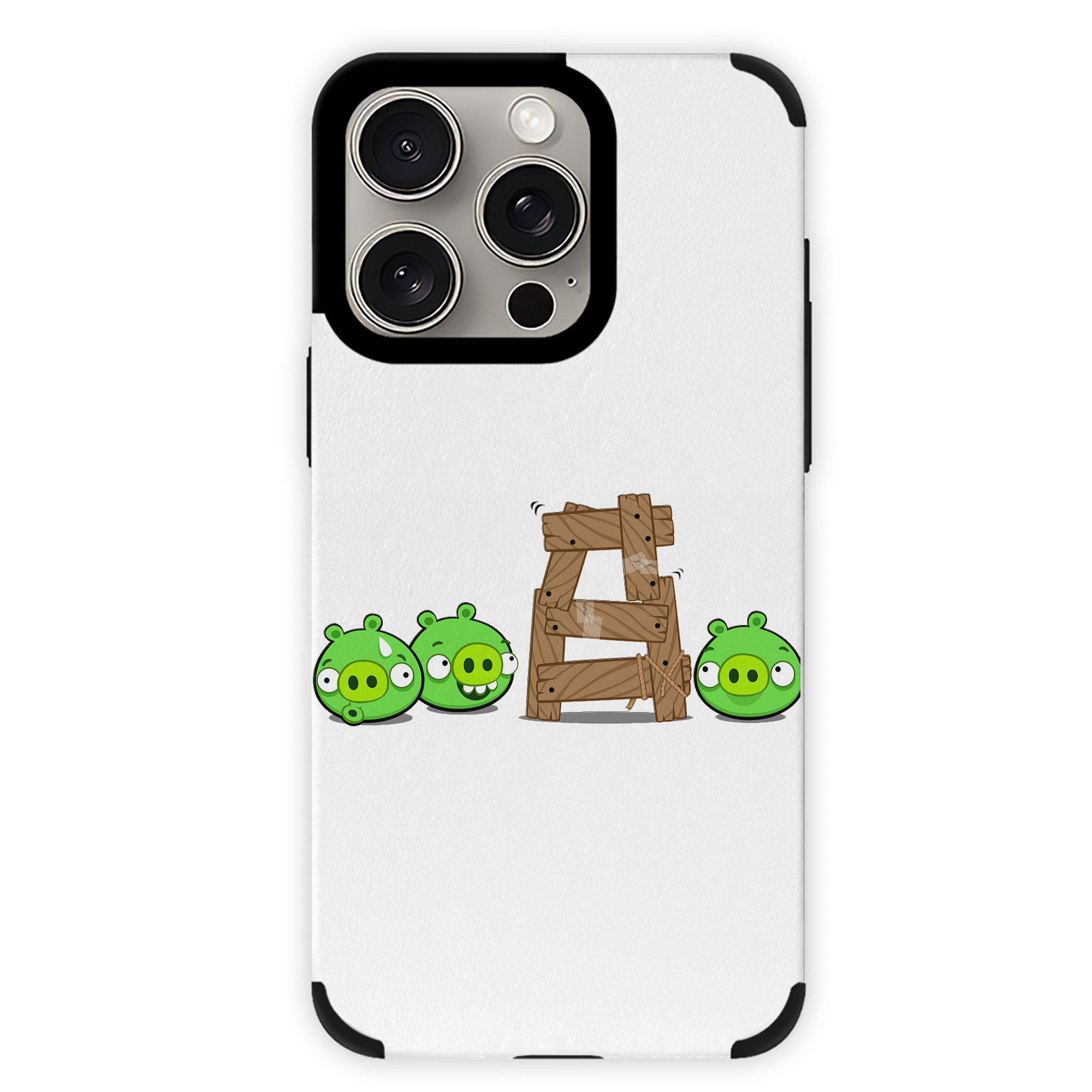 （画像用） Angry Birds アングリーバード 【iPhone15ProMax対応】 PUレザー スマホケース 耐衝撃＆黄変防止