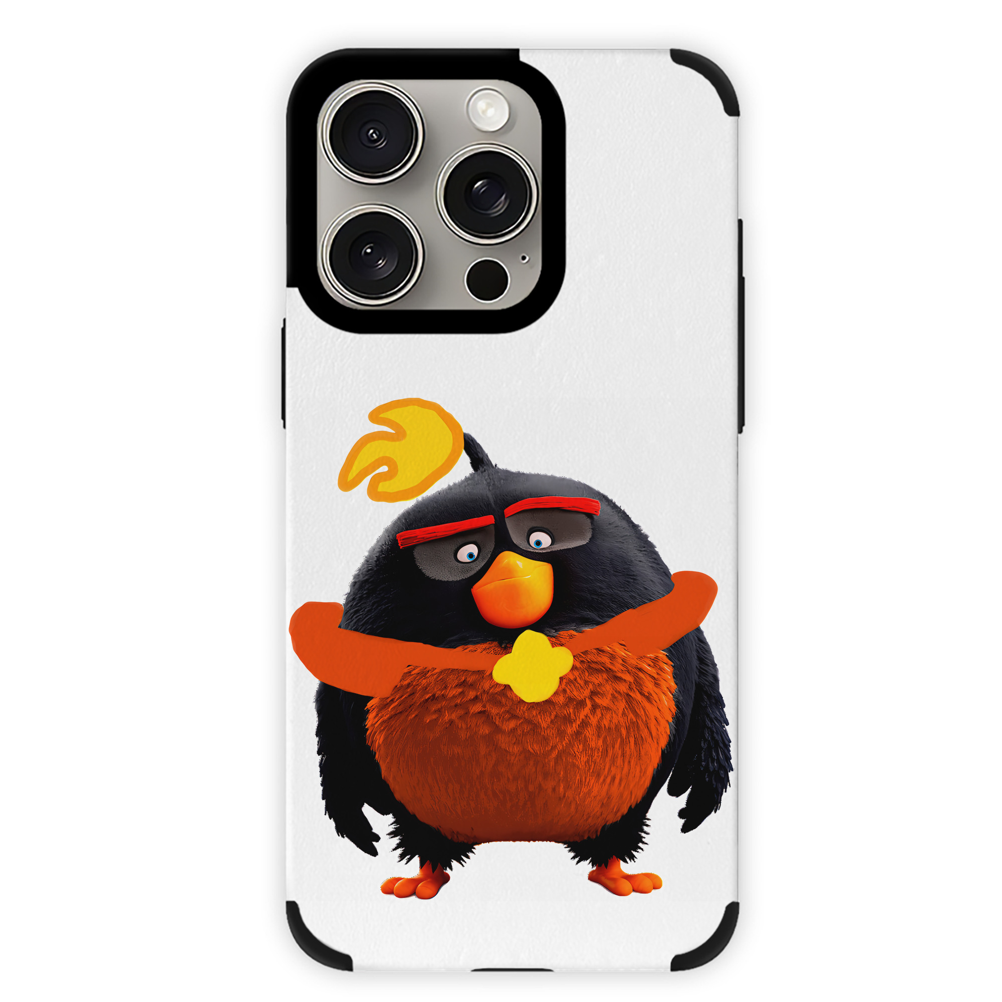 （画像用） Angry Birds アングリーバード 【iPhone15ProMax対応】 PUレザー スマホケース 耐衝撃＆黄変防止