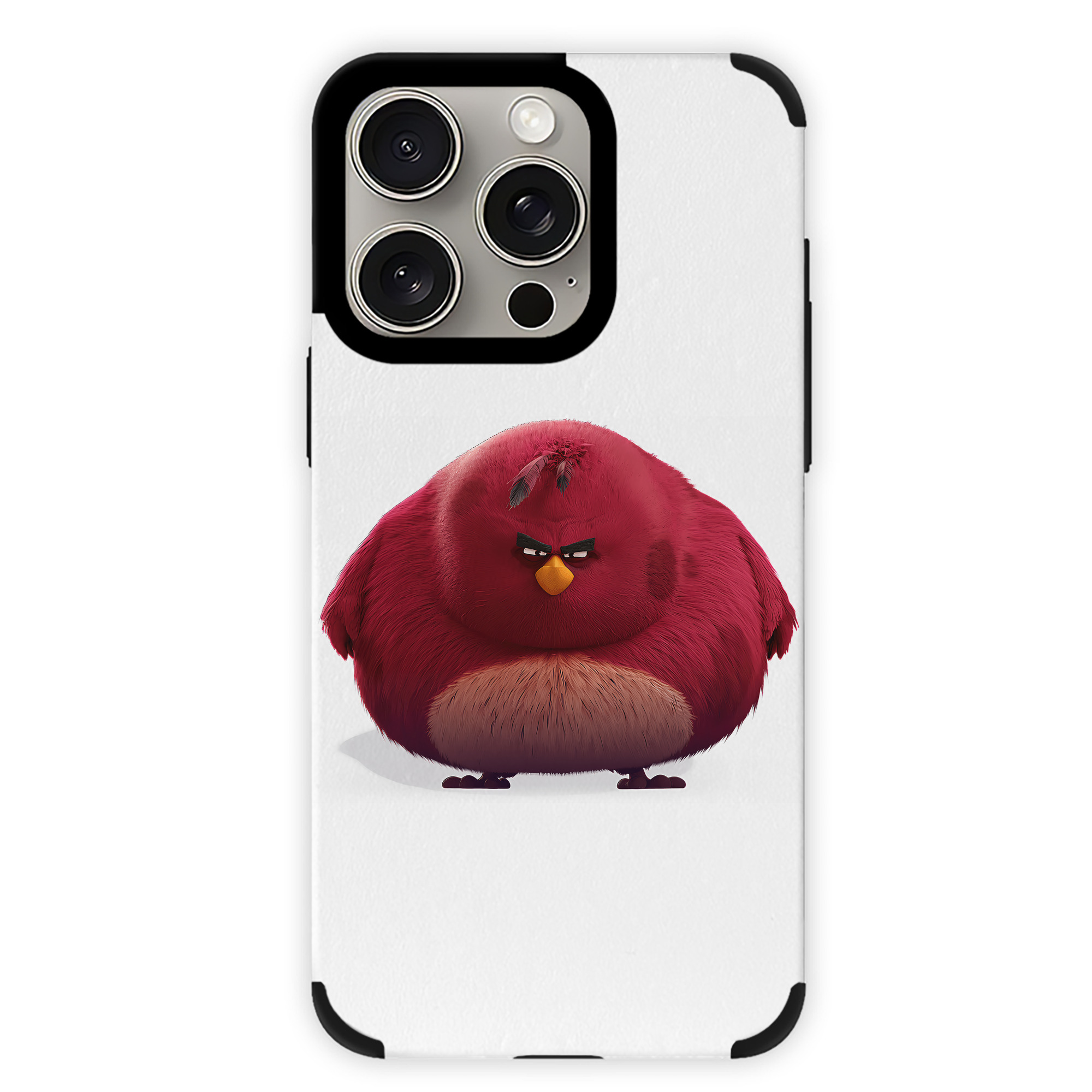 （画像用） Angry Birds アングリーバード 【iPhone15ProMax対応】 PUレザー スマホケース 耐衝撃＆黄変防止