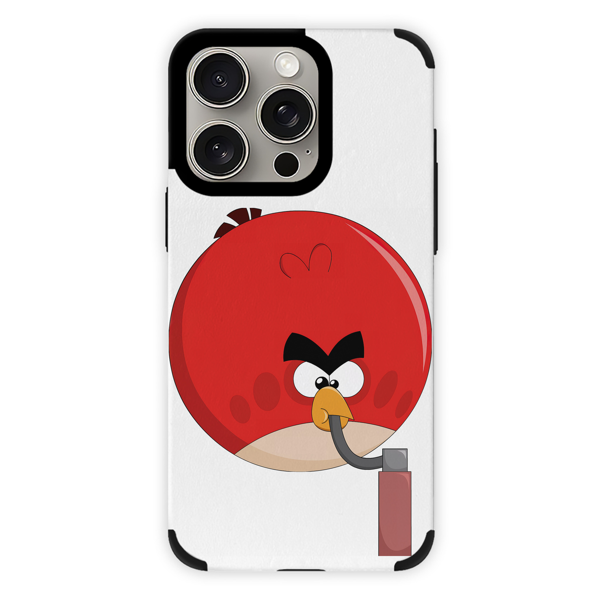 （画像用） Angry Birds アングリーバード 【iPhone15ProMax対応】 PUレザー スマホケース 耐衝撃＆黄変防止