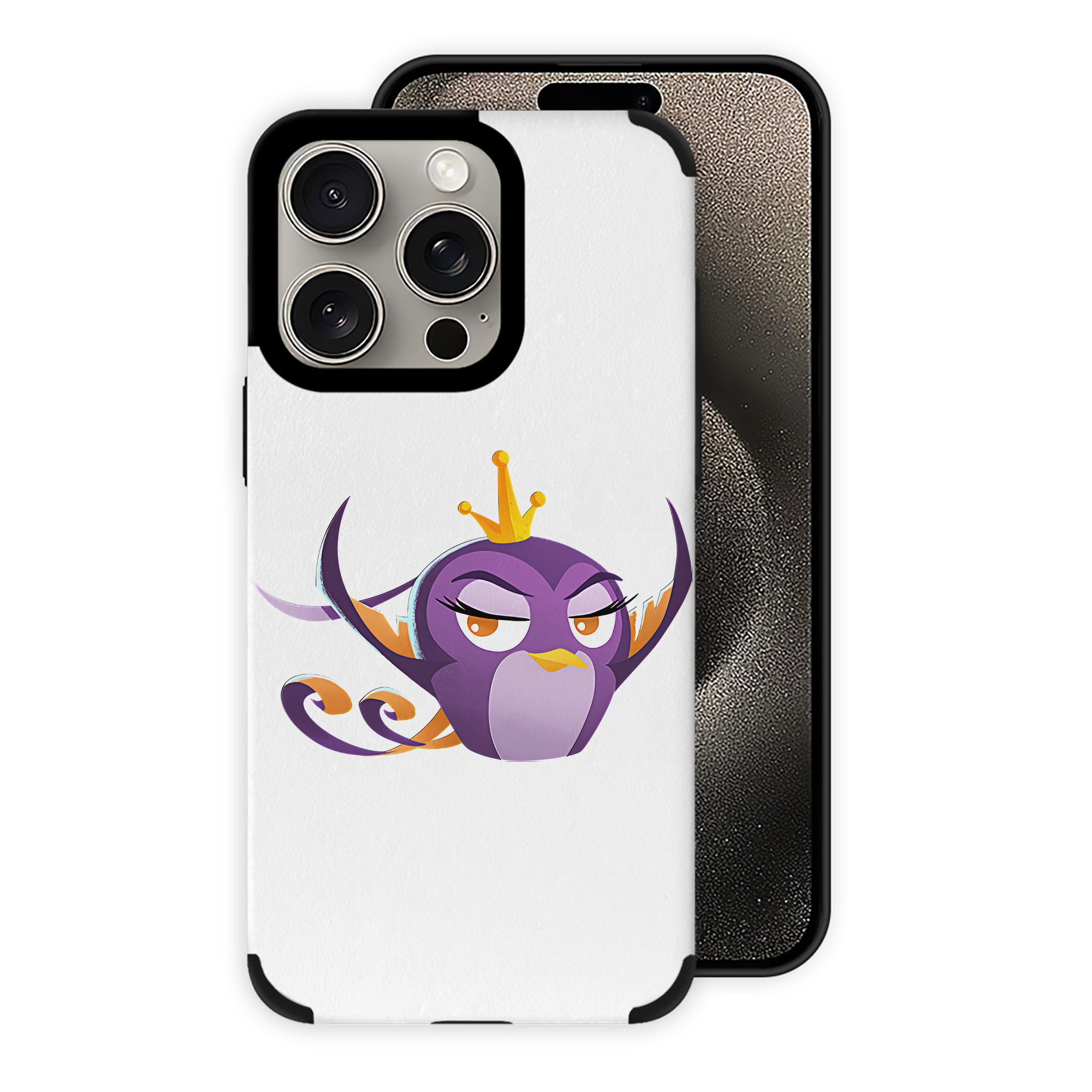（画像用） Angry Birds アングリーバード 【iPhone15ProMax対応】 PUレザー スマホケース 耐衝撃＆黄変防止