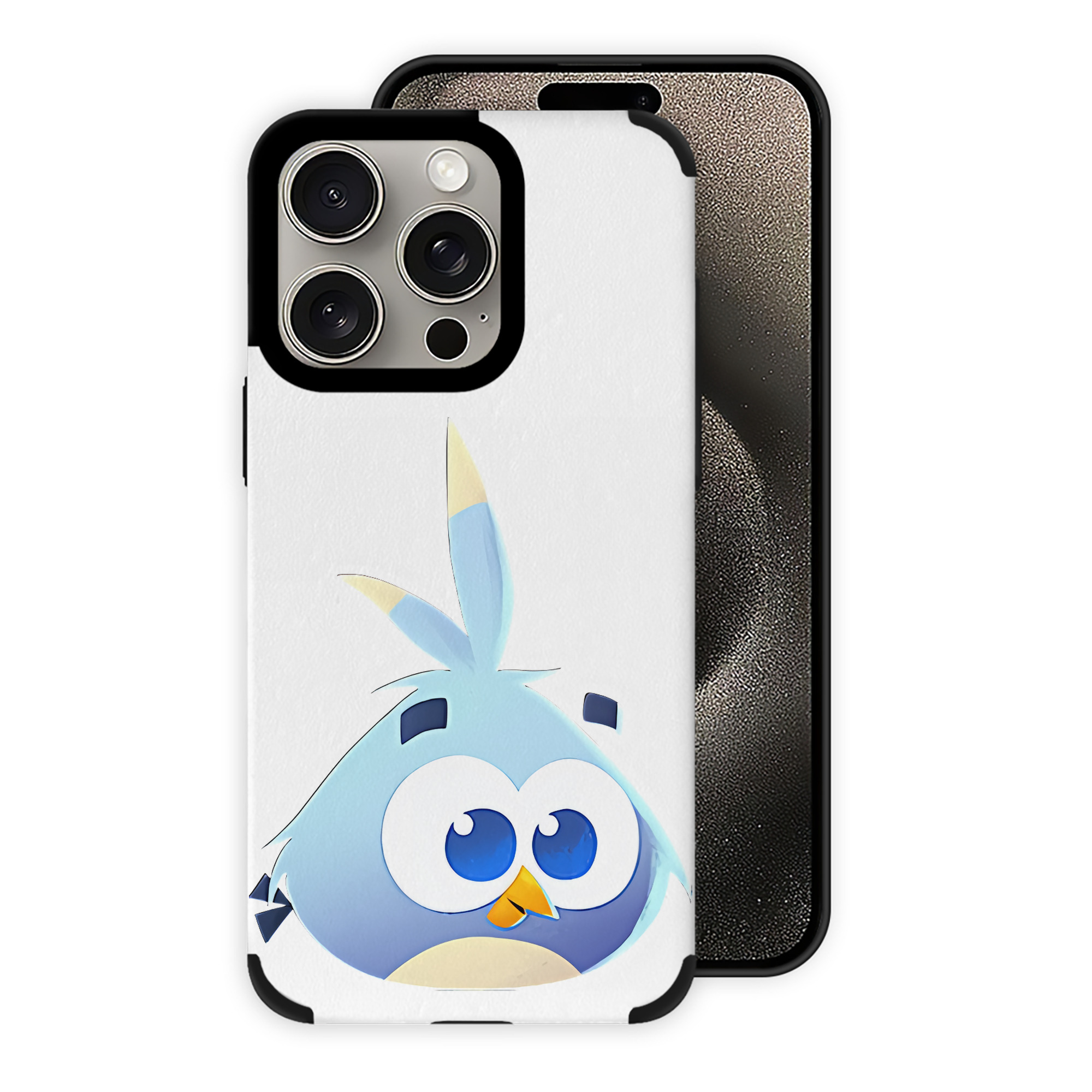 （画像用） Angry Birds アングリーバード 【iPhone15ProMax対応】 PUレザー スマホケース 耐衝撃＆黄変防止