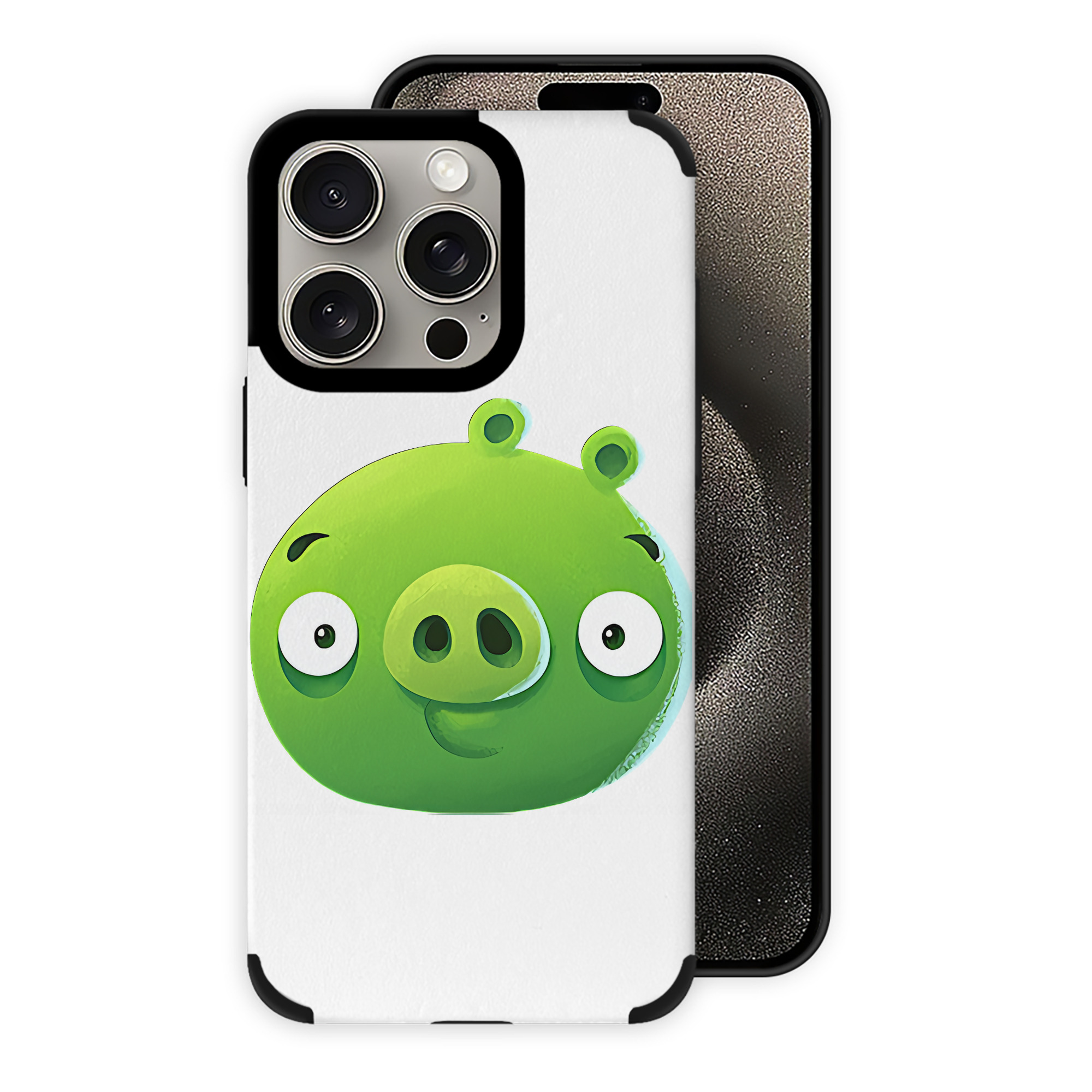 （画像用） Angry Birds アングリーバード 【iPhone15ProMax対応】 PUレザー スマホケース 耐衝撃＆黄変防止