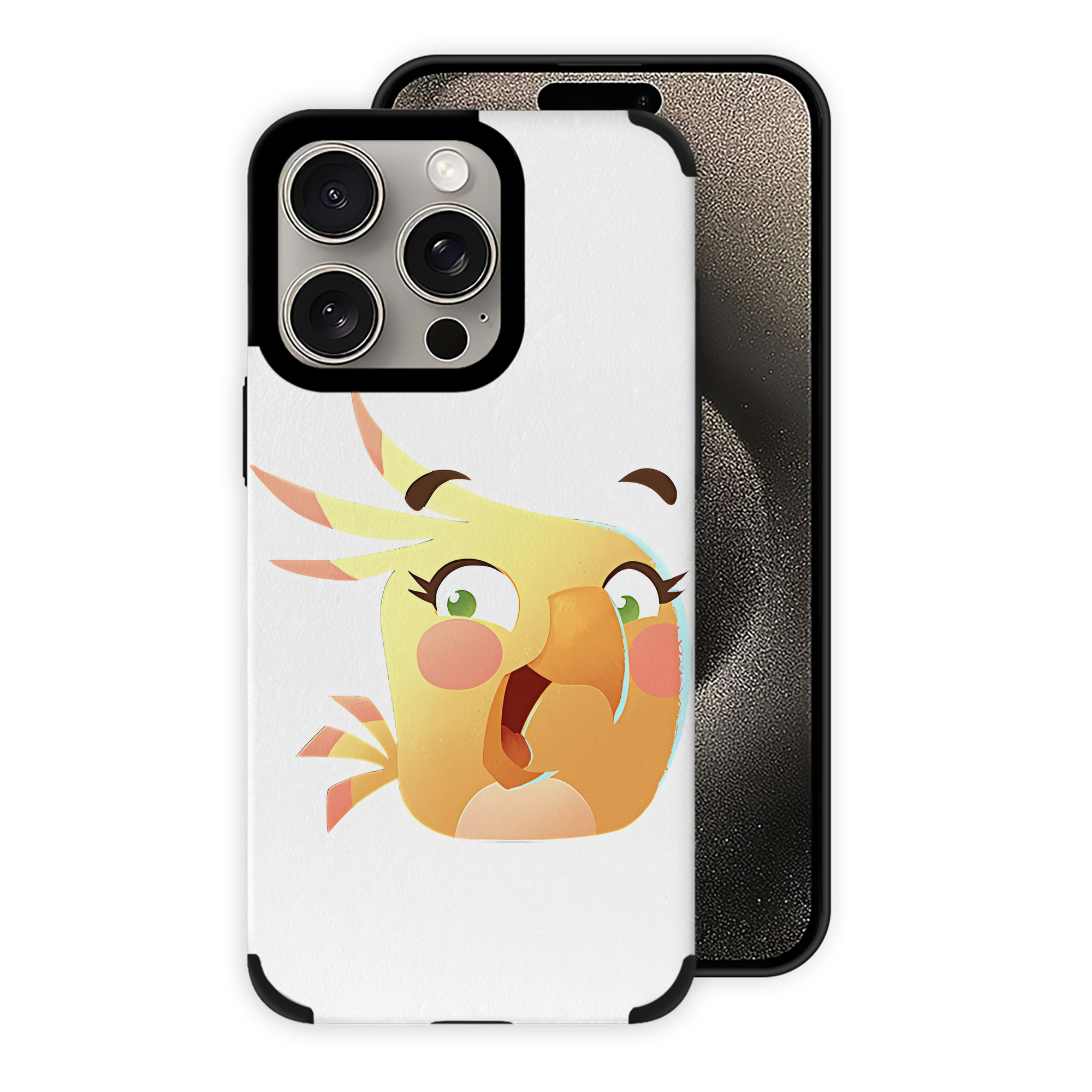 （画像用） Angry Birds アングリーバード 【iPhone15ProMax対応】 PUレザー スマホケース 耐衝撃＆黄変防止