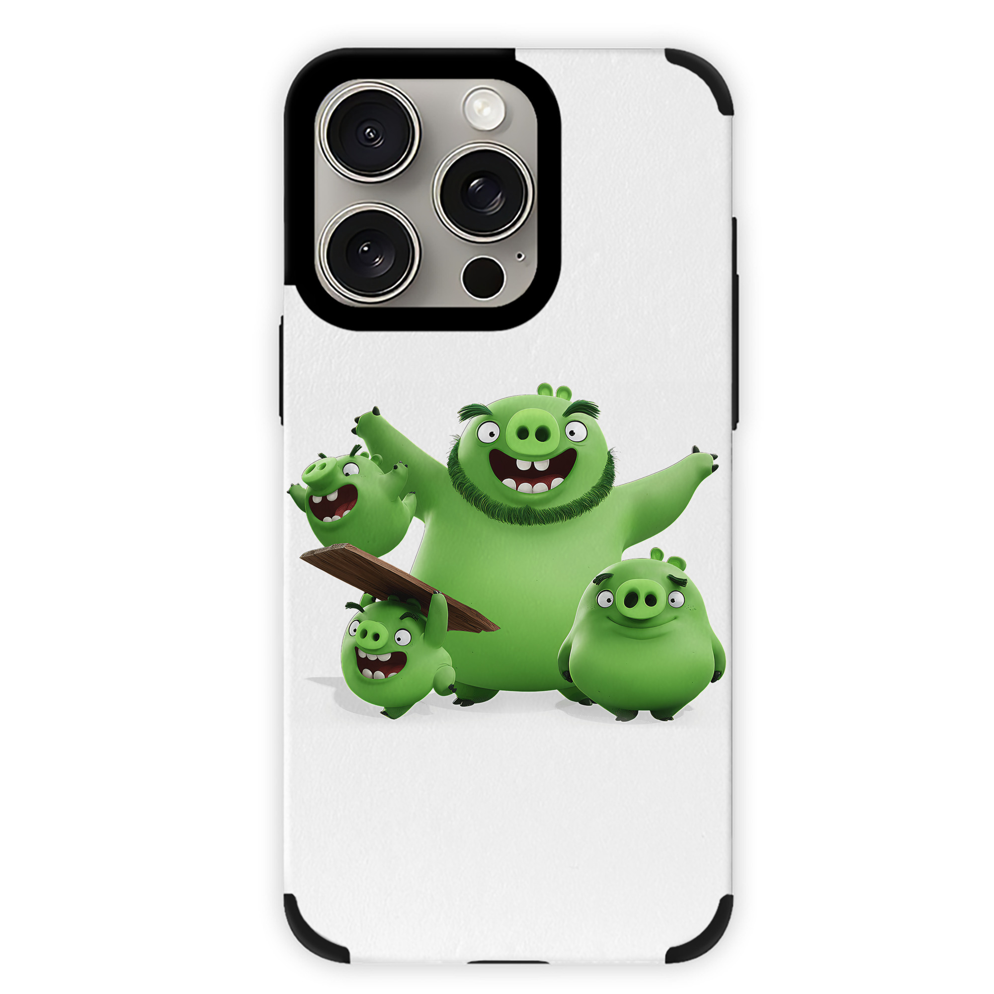 （画像用） Angry Birds アングリーバード 【iPhone15ProMax対応】 PUレザー スマホケース 耐衝撃＆黄変防止