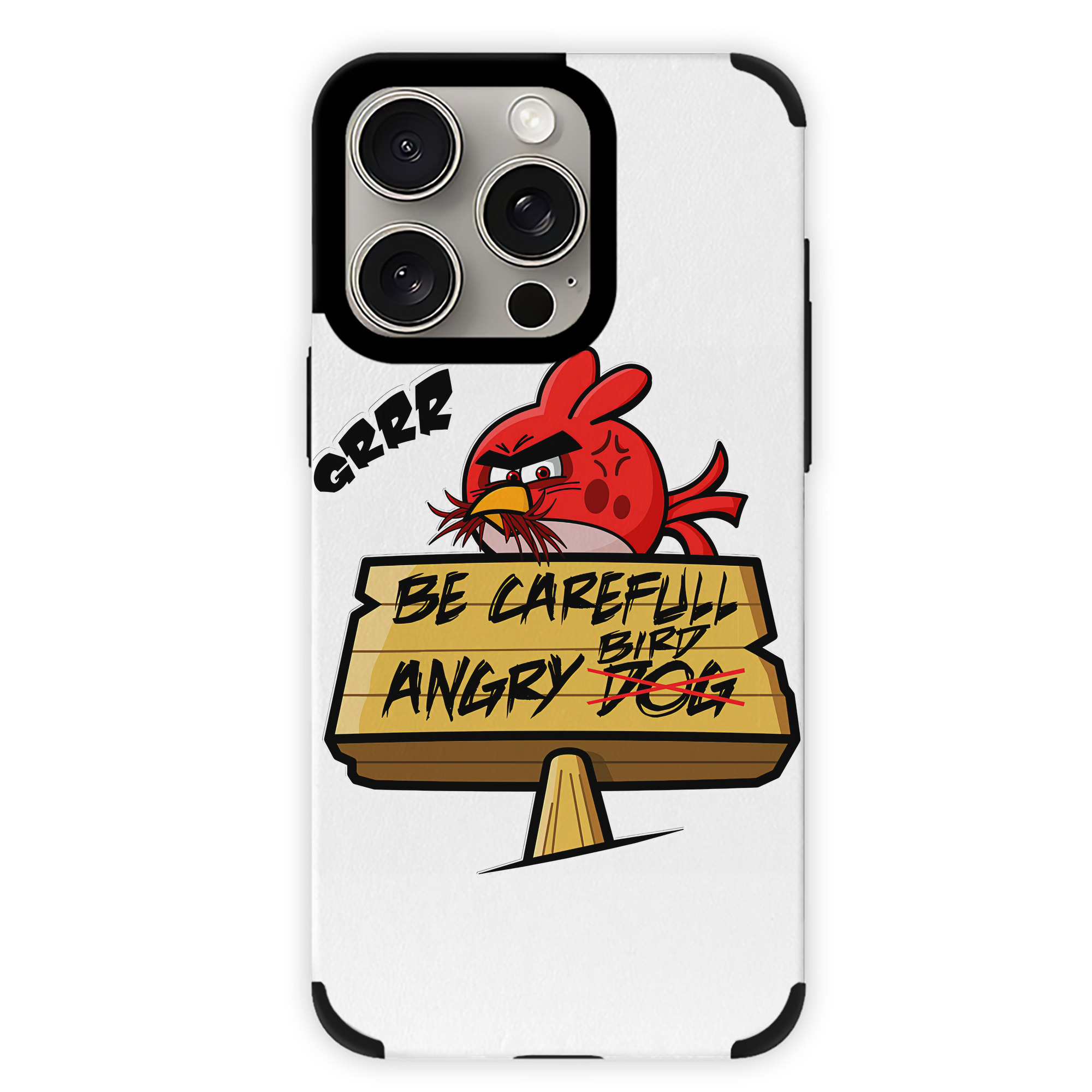 （画像用） Angry Birds アングリーバード 【iPhone15ProMax対応】 PUレザー スマホケース 耐衝撃＆黄変防止