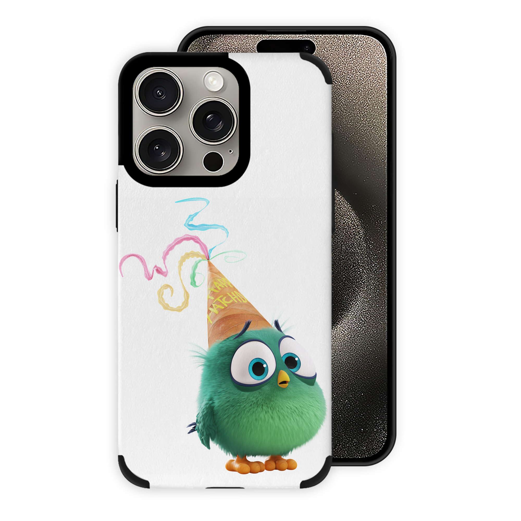 （画像用） Angry Birds アングリーバード 【iPhone15ProMax対応】 PUレザー スマホケース 耐衝撃＆黄変防止