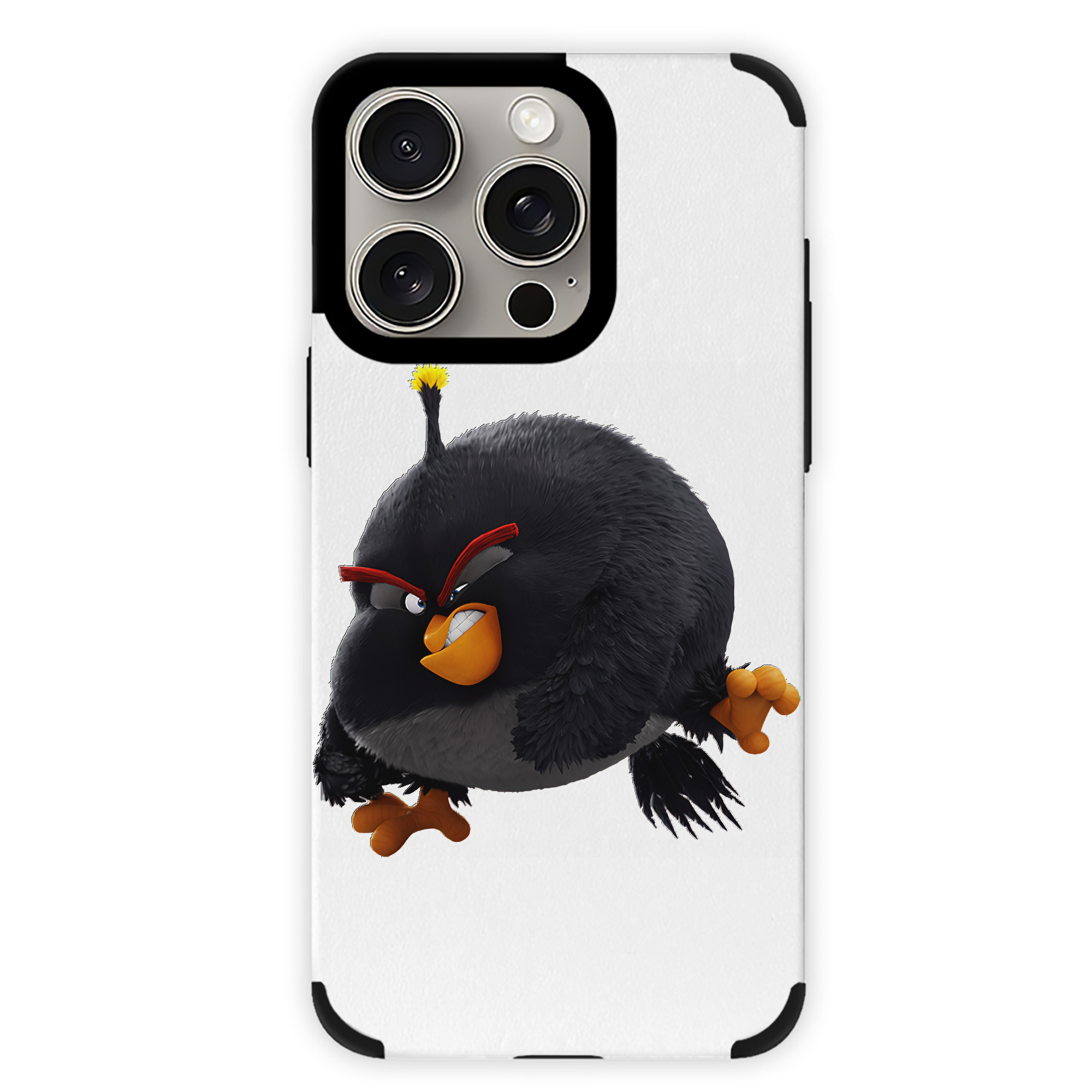 （画像用） Angry Birds アングリーバード 【iPhone15ProMax対応】 PUレザー スマホケース 耐衝撃＆黄変防止