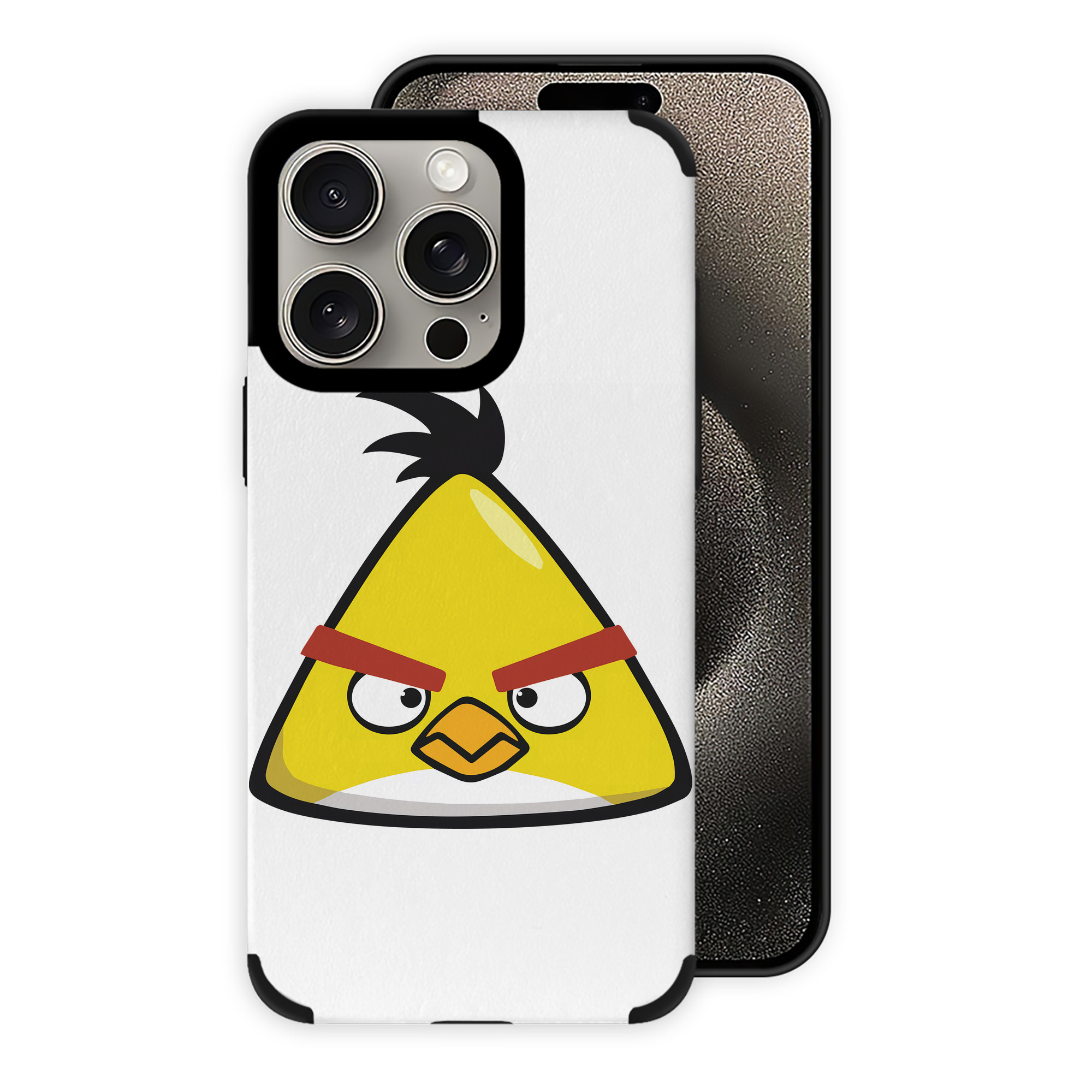 （画像用） Angry Birds アングリーバード 【iPhone15ProMax対応】 PUレザー スマホケース 耐衝撃＆黄変防止