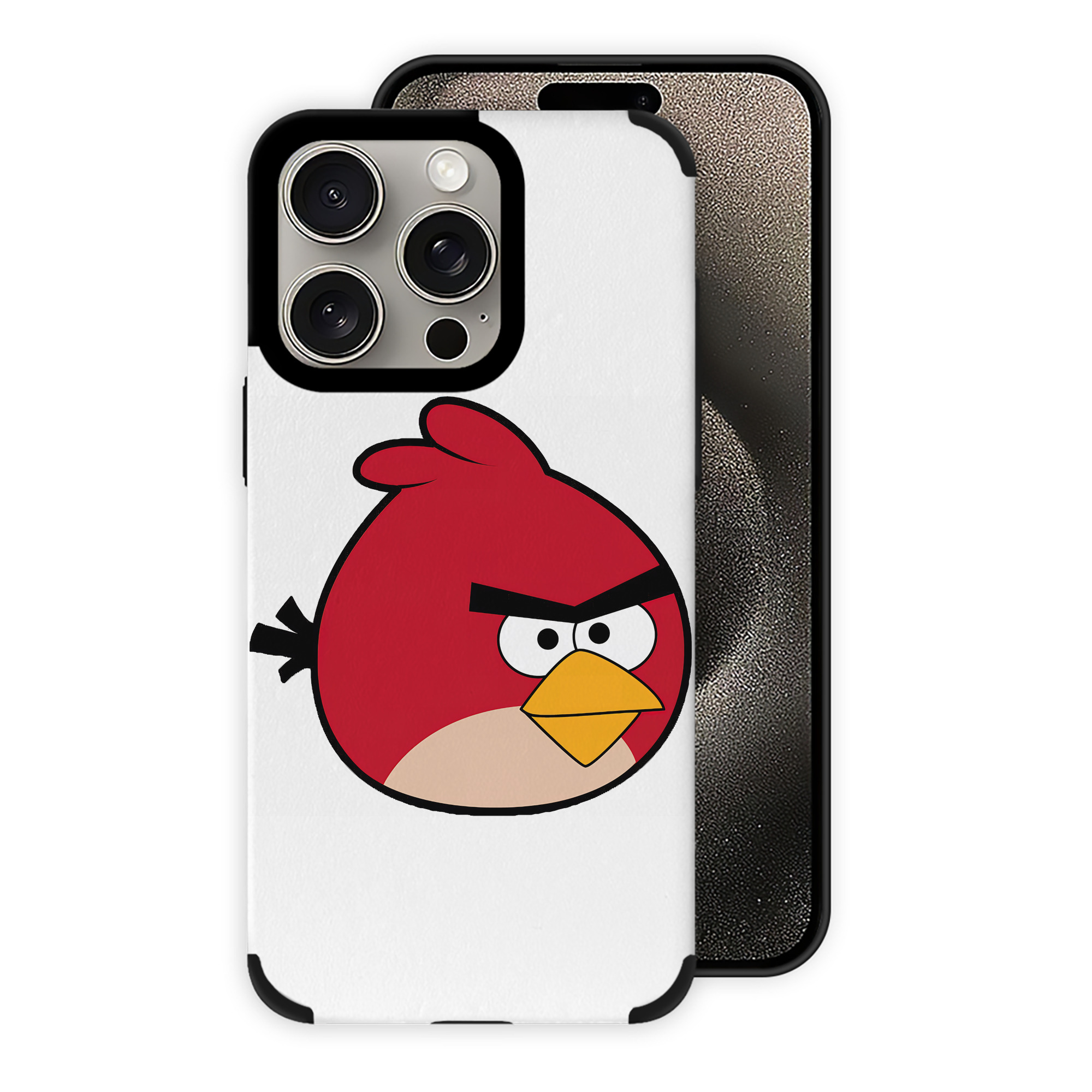 （画像用） Angry Birds アングリーバード 【iPhone15ProMax対応】 PUレザー スマホケース 耐衝撃＆黄変防止