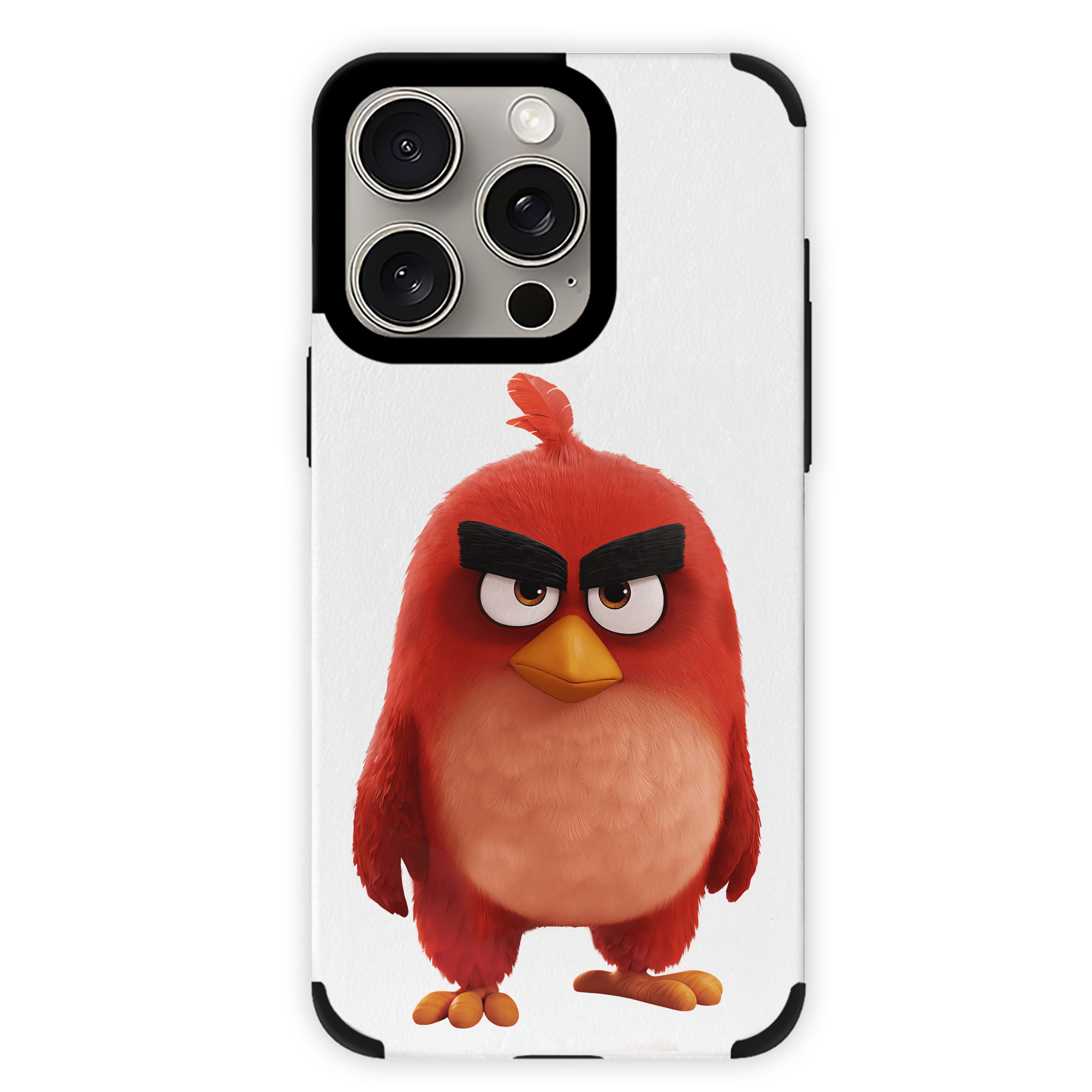 （画像用） Angry Birds アングリーバード 【iPhone15ProMax対応】 PUレザー スマホケース 耐衝撃＆黄変防止