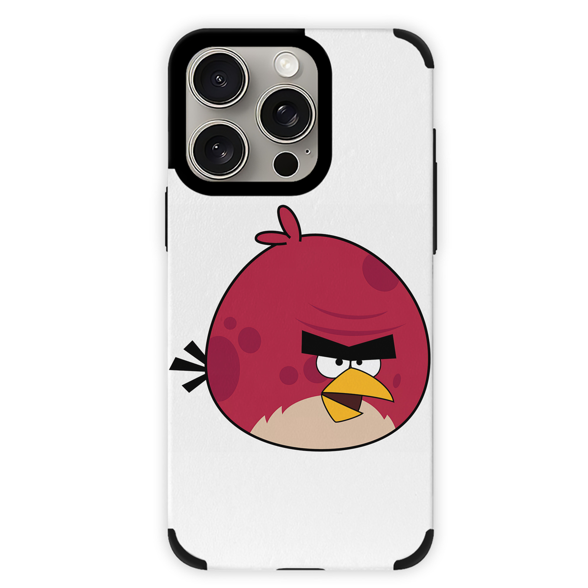 （画像用） Angry Birds アングリーバード 【iPhone15ProMax対応】 PUレザー スマホケース 耐衝撃＆黄変防止