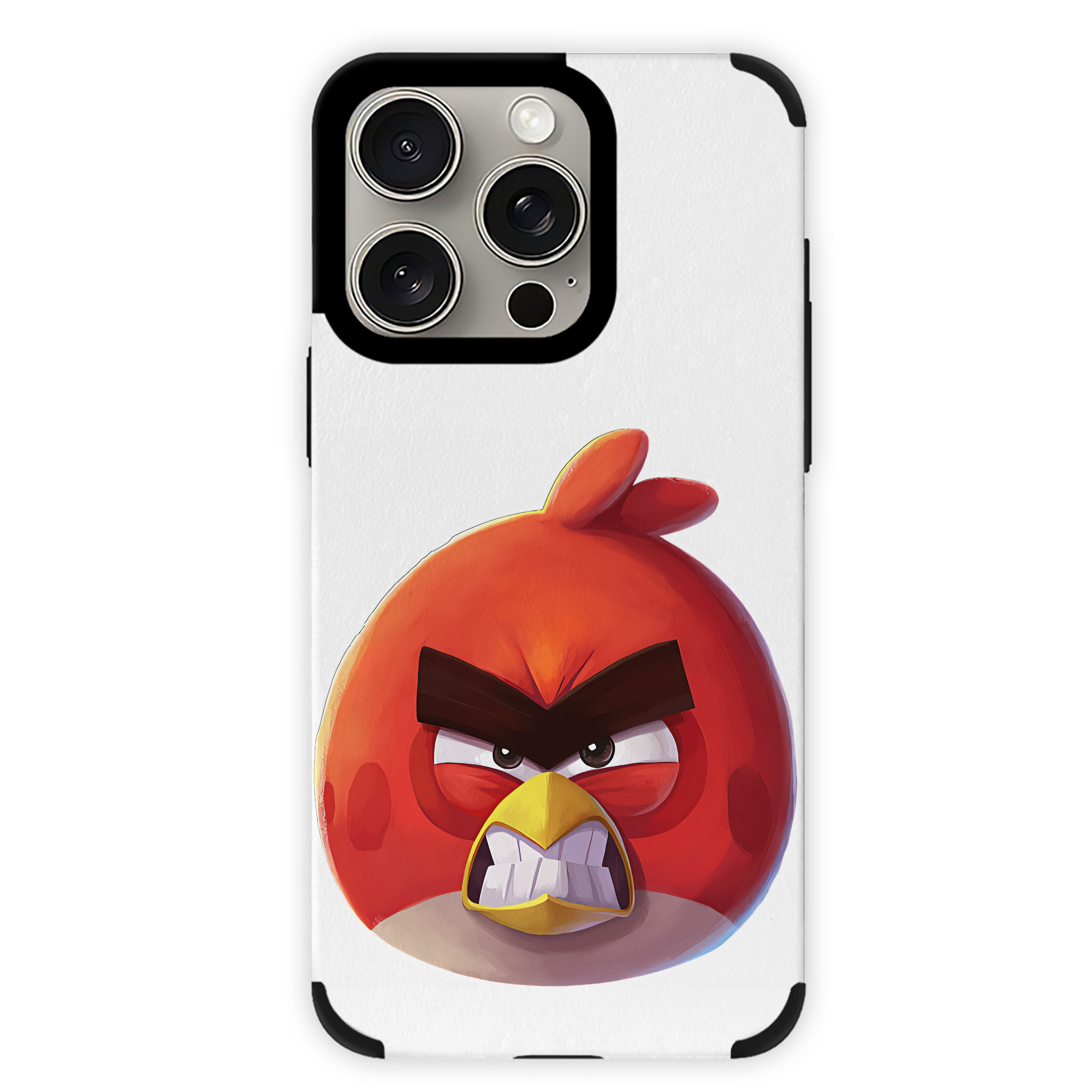 （画像用） Angry Birds アングリーバード 【iPhone15ProMax対応】 PUレザー スマホケース 耐衝撃＆黄変防止