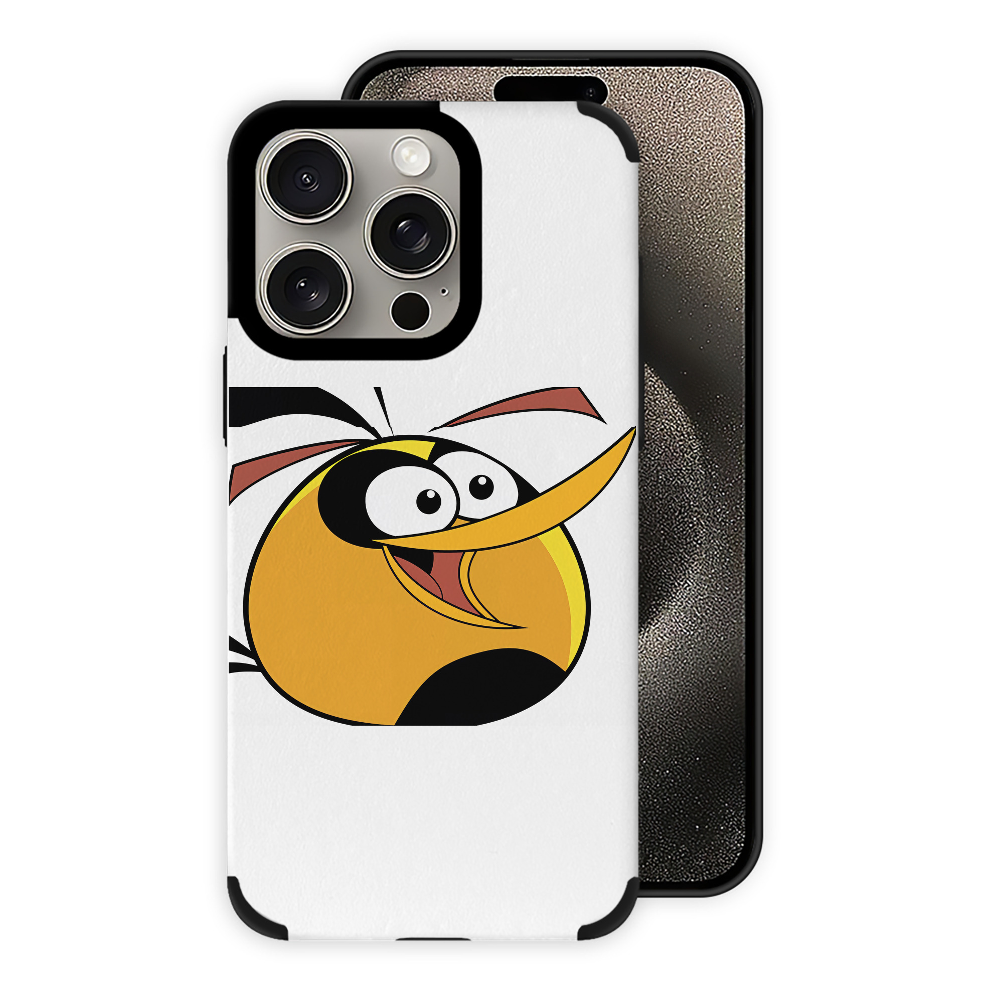 （画像用） Angry Birds アングリーバード 【iPhone15ProMax対応】 PUレザー スマホケース 耐衝撃＆黄変防止
