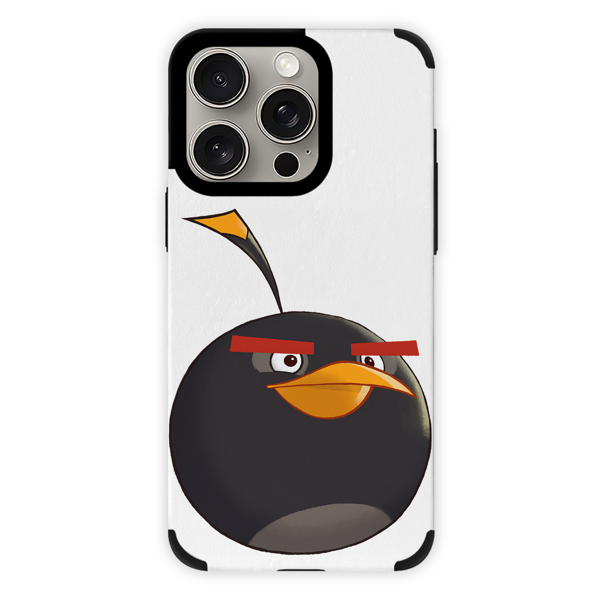 （画像用） Angry Birds アングリーバード 【iPhone15ProMax対応】 PUレザー スマホケース 耐衝撃＆黄変防止