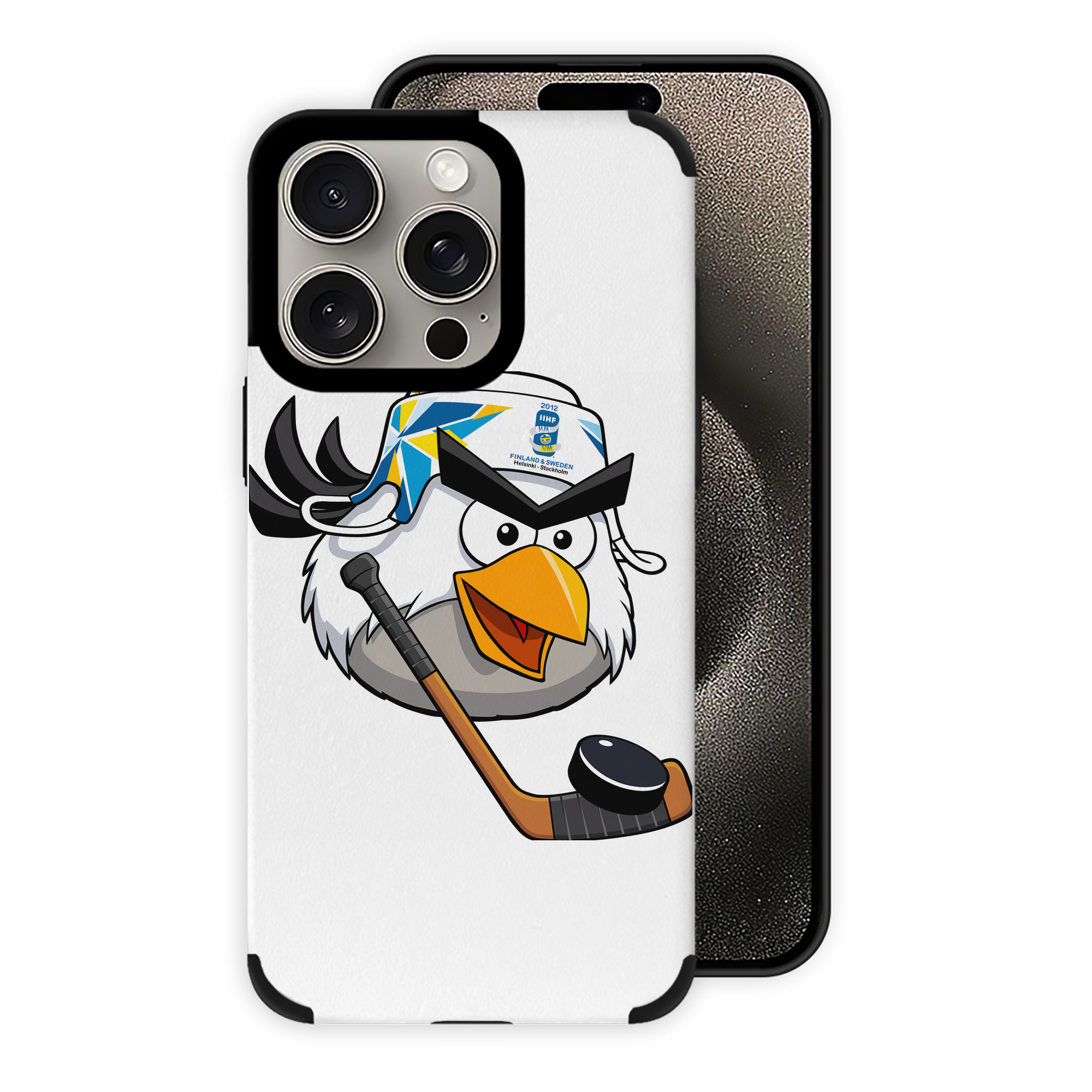 （画像用） Angry Birds アングリーバード 【iPhone15ProMax対応】 PUレザー スマホケース 耐衝撃＆黄変防止