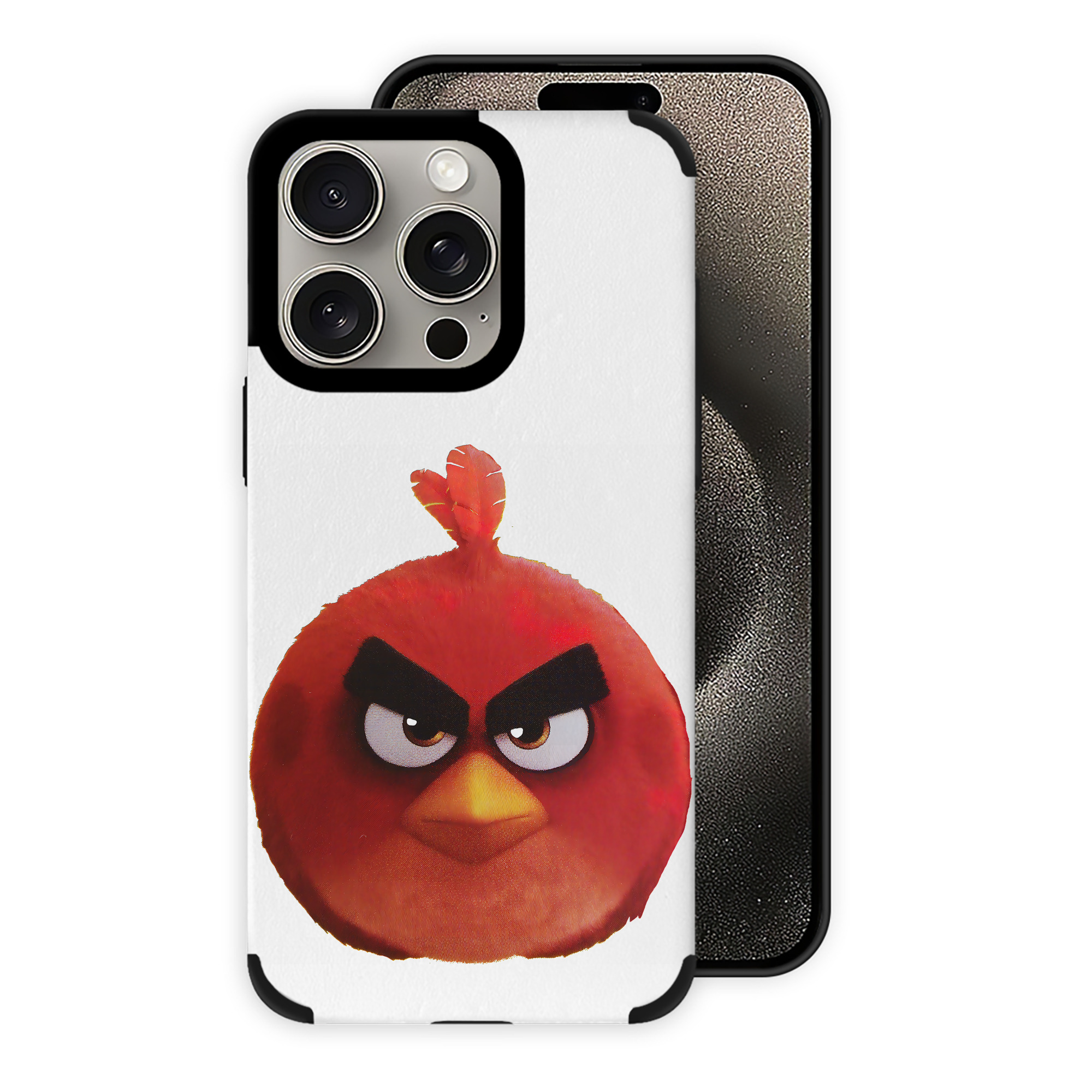 （画像用） Angry Birds アングリーバード 【iPhone15ProMax対応】 PUレザー スマホケース 耐衝撃＆黄変防止