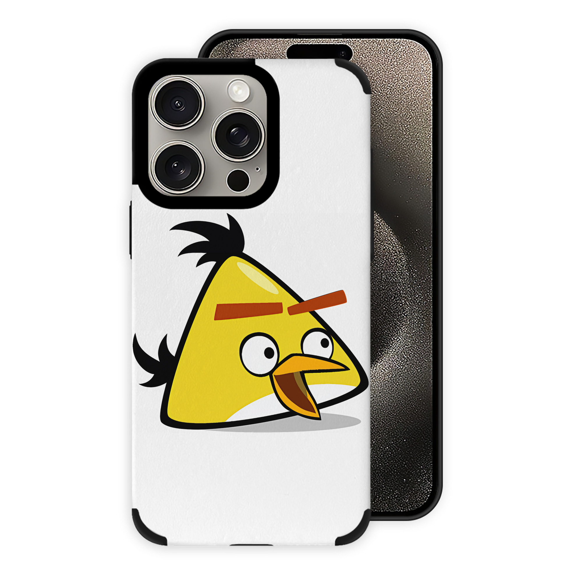 （画像用） Angry Birds アングリーバード 【iPhone15ProMax対応】 PUレザー スマホケース 耐衝撃＆黄変防止