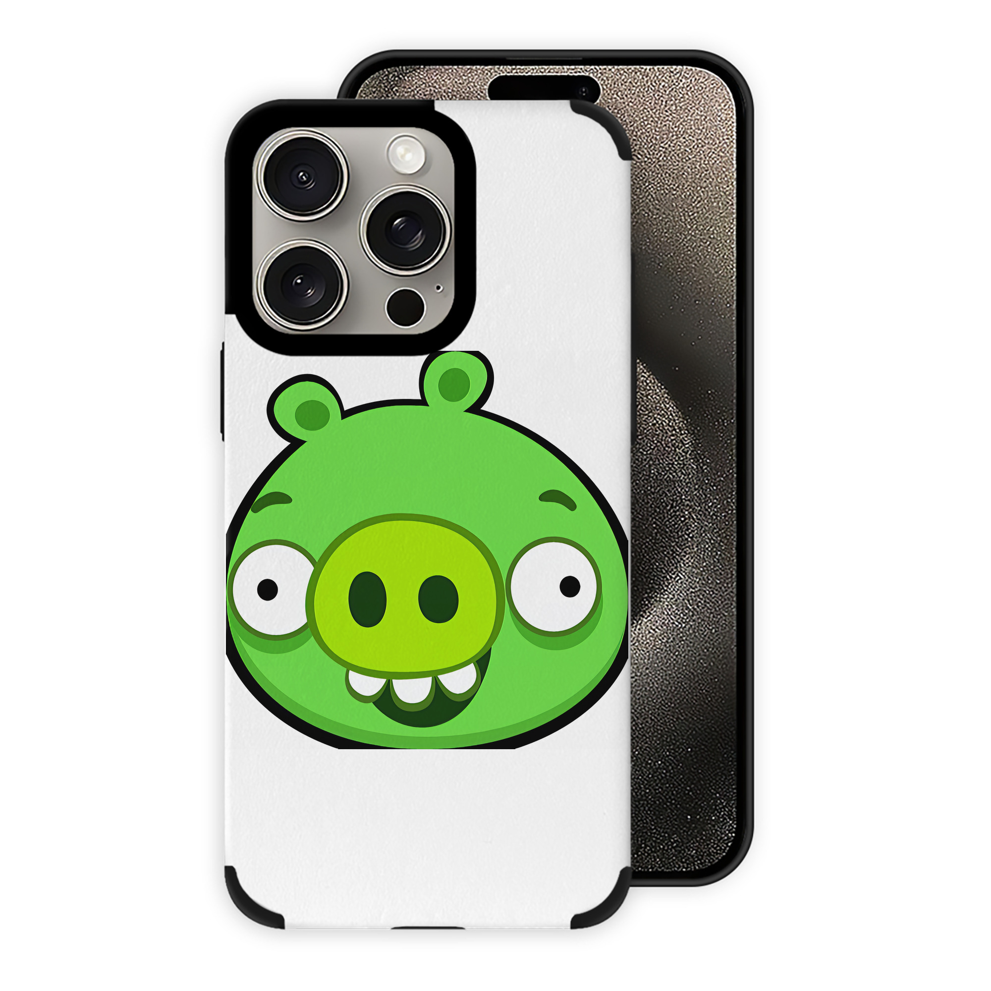 （画像用） Angry Birds アングリーバード 【iPhone15ProMax対応】 PUレザー スマホケース 耐衝撃＆黄変防止