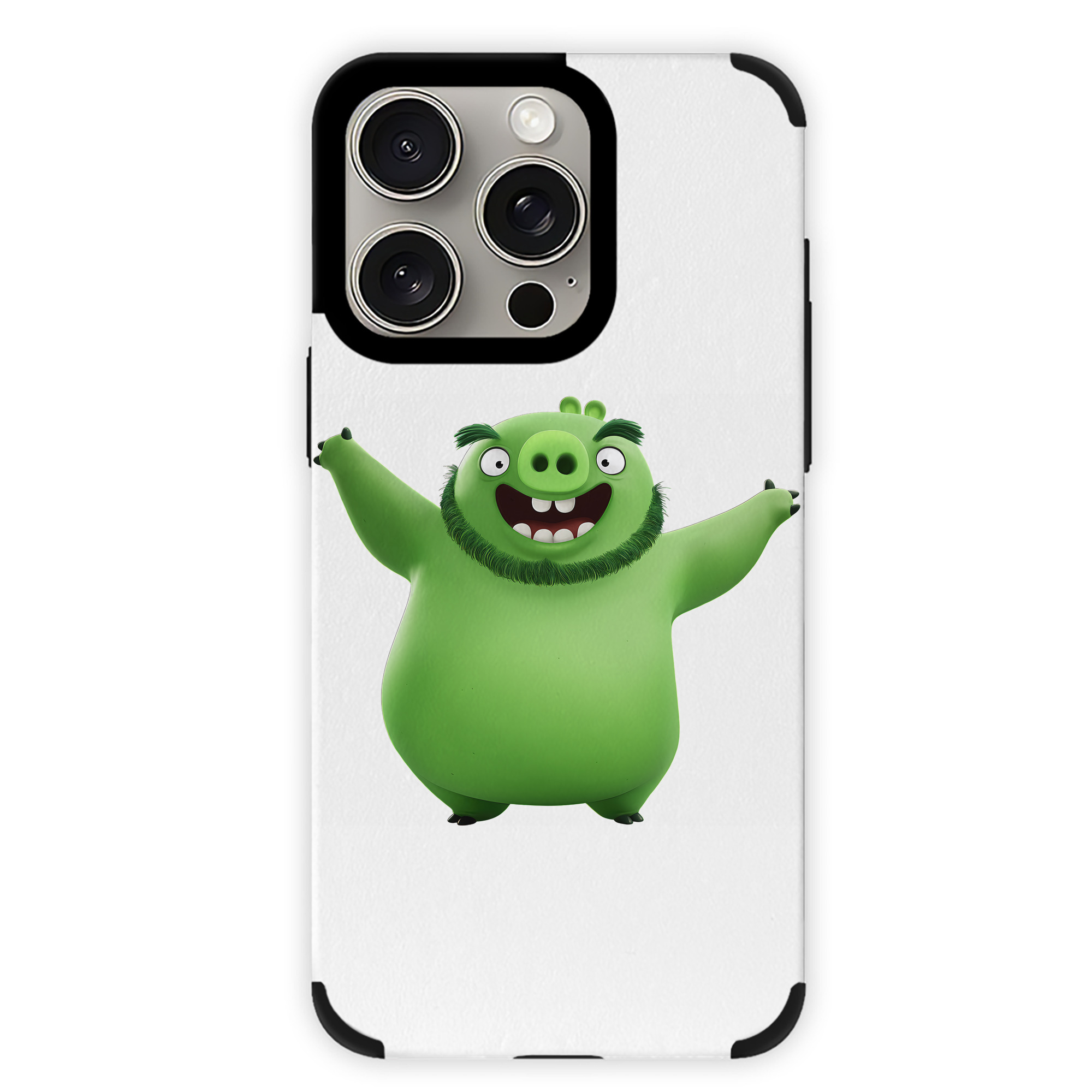 （画像用） Angry Birds アングリーバード 【iPhone15ProMax対応】 PUレザー スマホケース 耐衝撃＆黄変防止