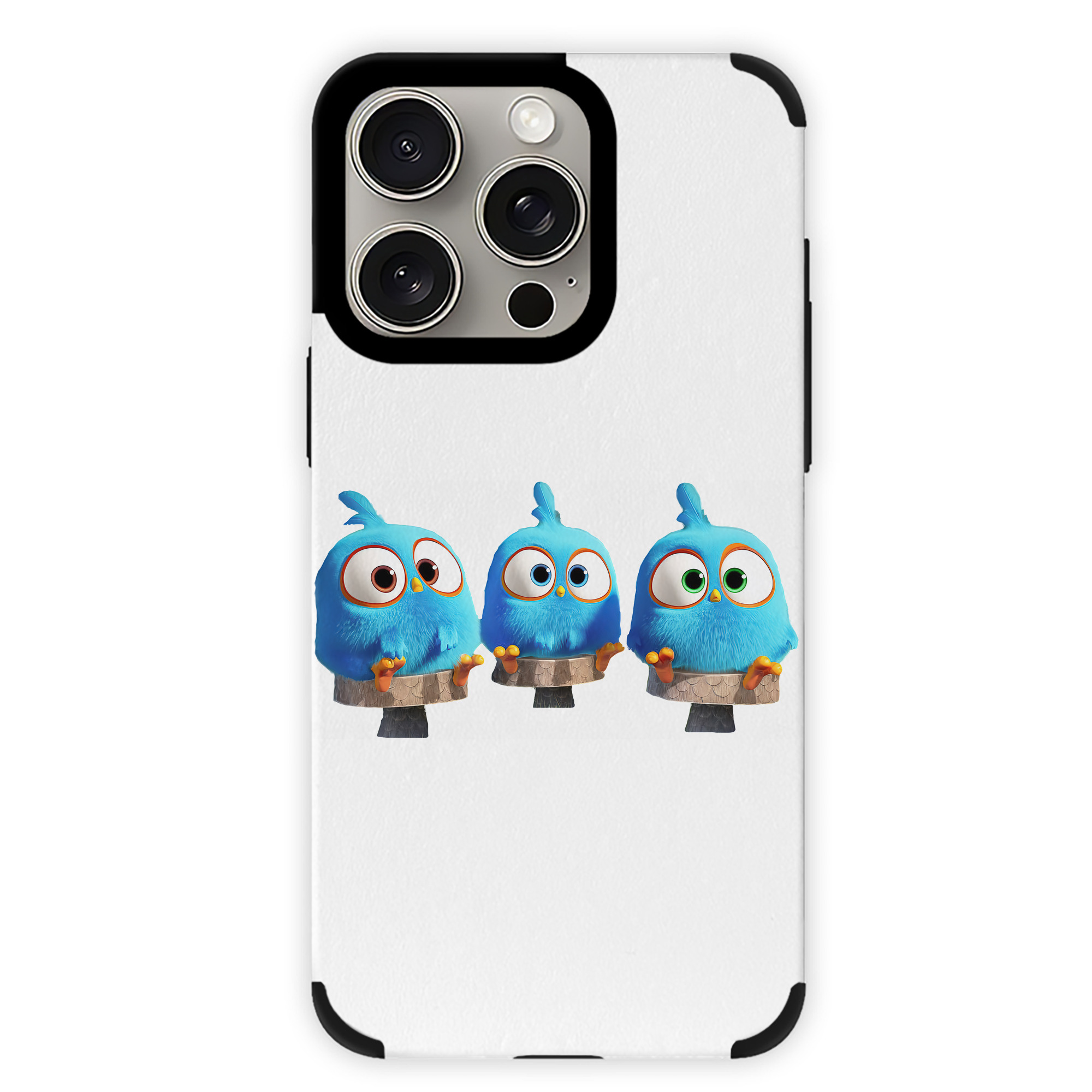 （画像用） Angry Birds アングリーバード 【iPhone15ProMax対応】 PUレザー スマホケース 耐衝撃＆黄変防止