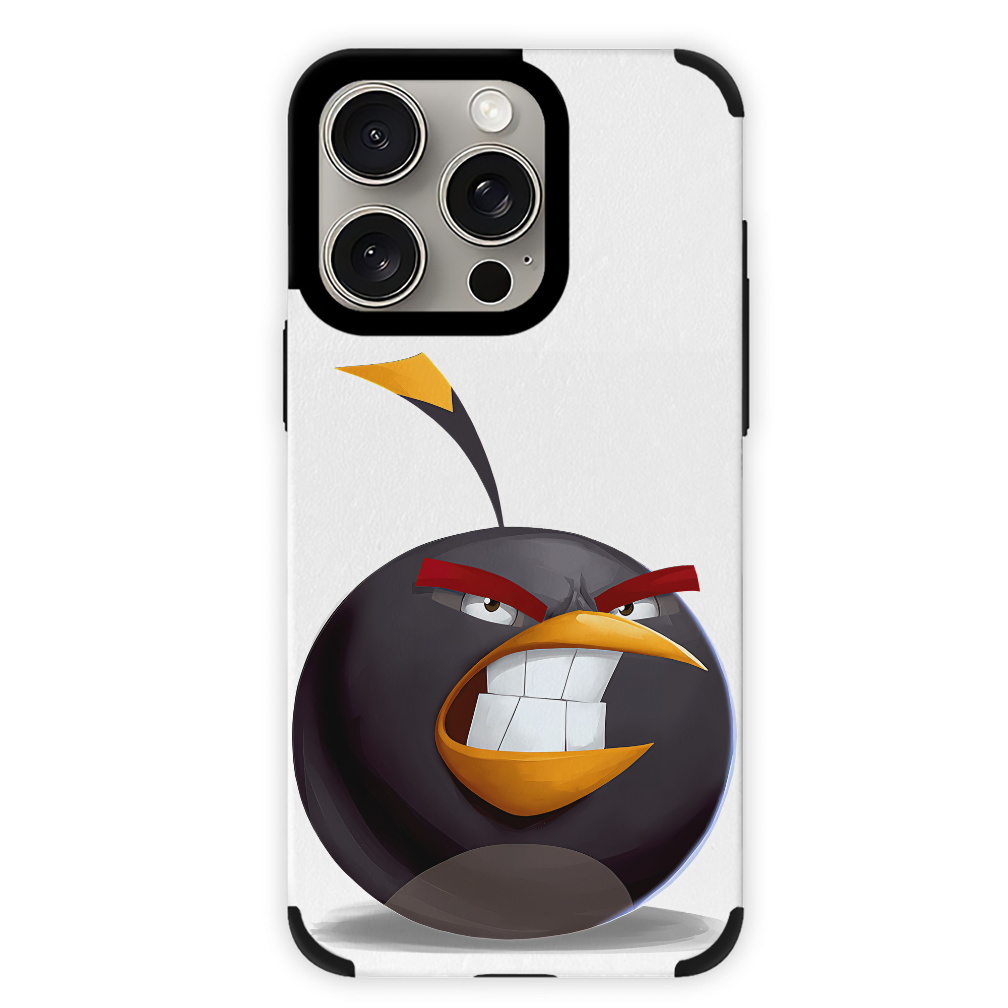 （画像用） Angry Birds アングリーバード 【iPhone15ProMax対応】 PUレザー スマホケース 耐衝撃＆黄変防止