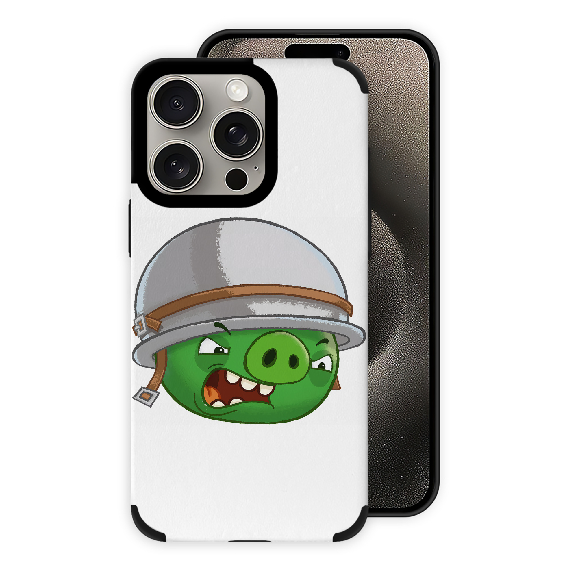 （画像用） Angry Birds アングリーバード 【iPhone15ProMax対応】 PUレザー スマホケース 耐衝撃＆黄変防止