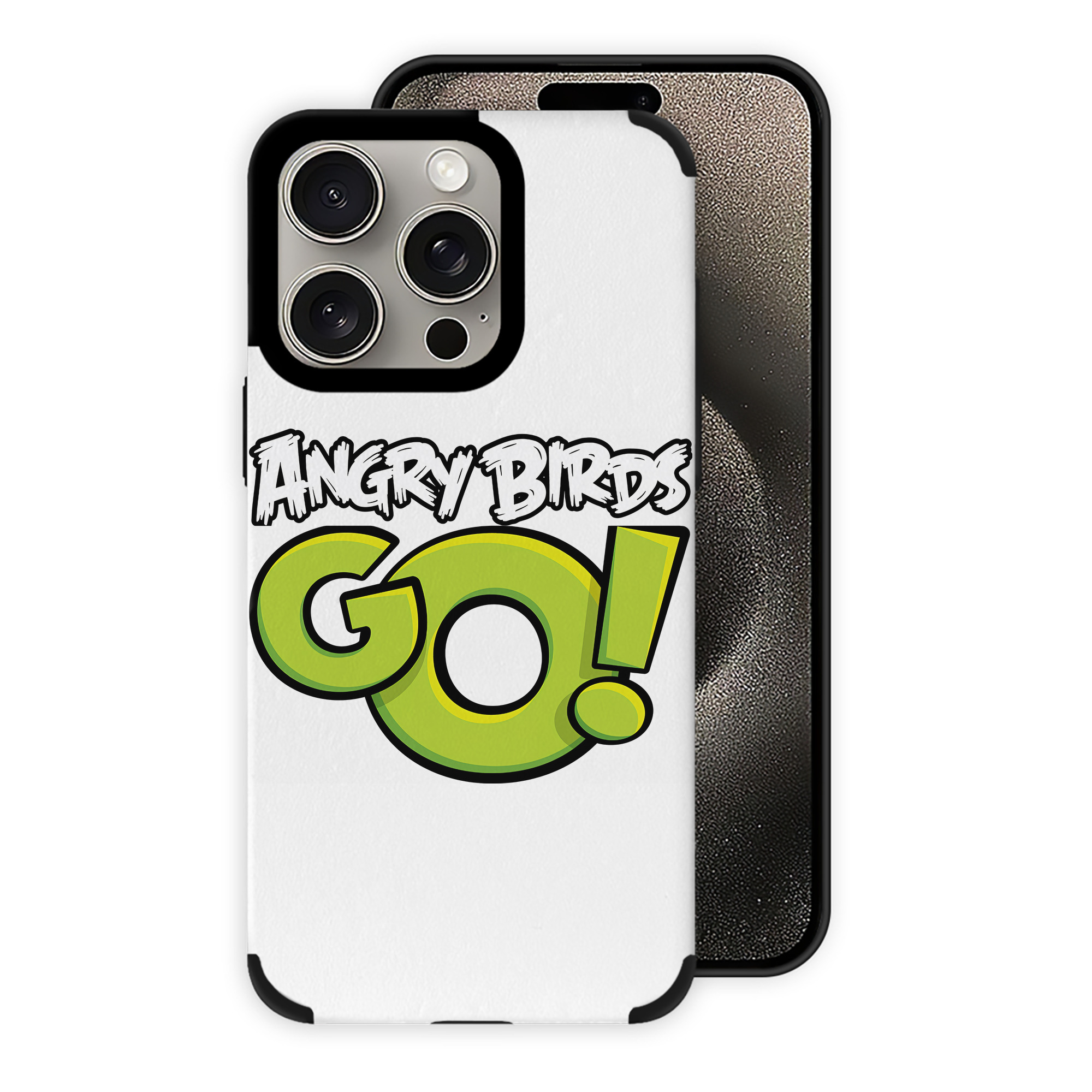 （画像用） Angry Birds アングリーバード 【iPhone15ProMax対応】 PUレザー スマホケース 耐衝撃＆黄変防止