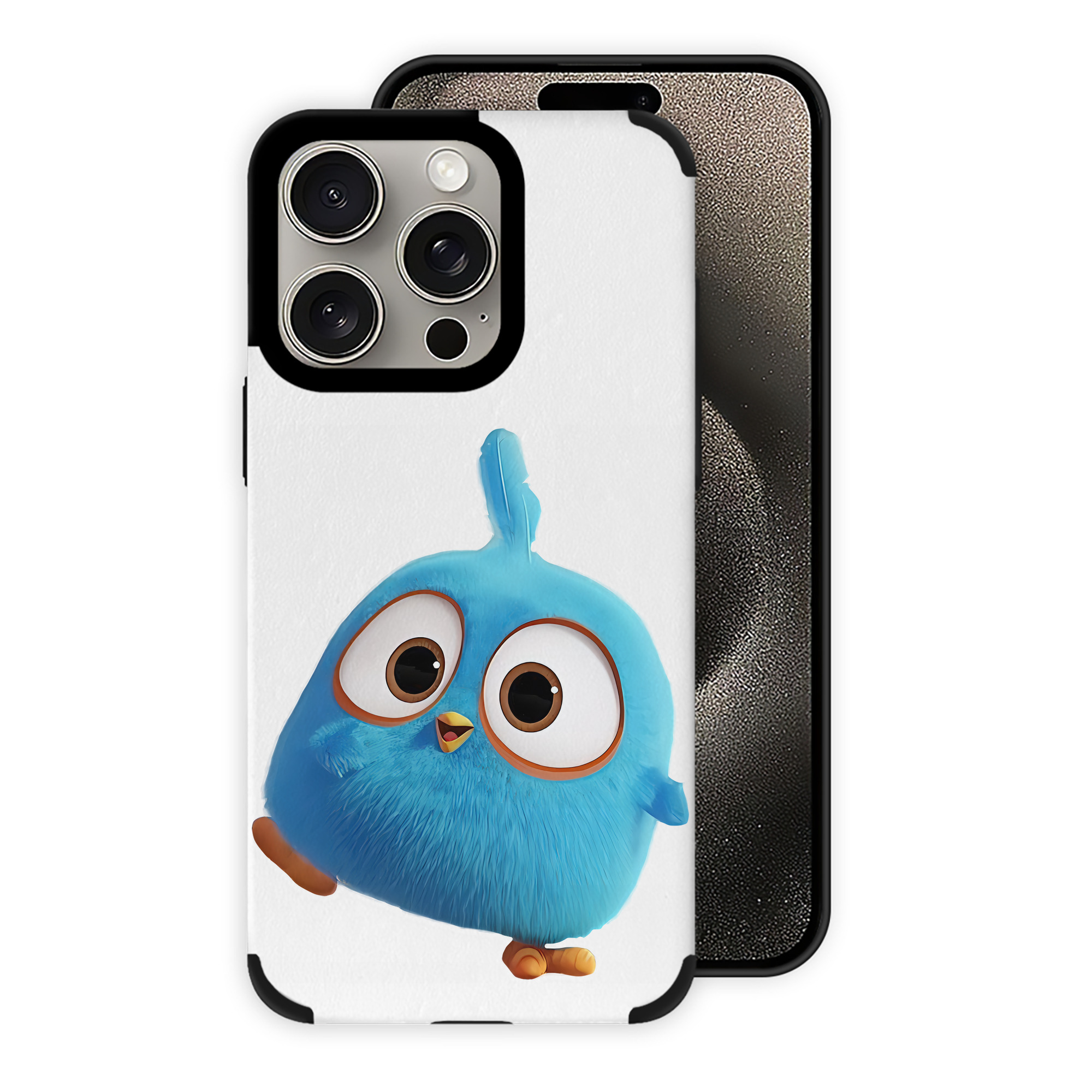 （画像用） Angry Birds アングリーバード 【iPhone15ProMax対応】 PUレザー スマホケース 耐衝撃＆黄変防止