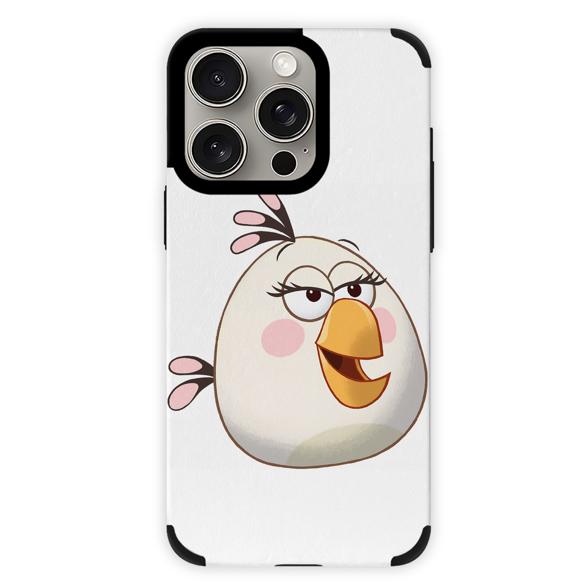 （画像用） Angry Birds アングリーバード 【iPhone15ProMax対応】 PUレザー スマホケース 耐衝撃＆黄変防止