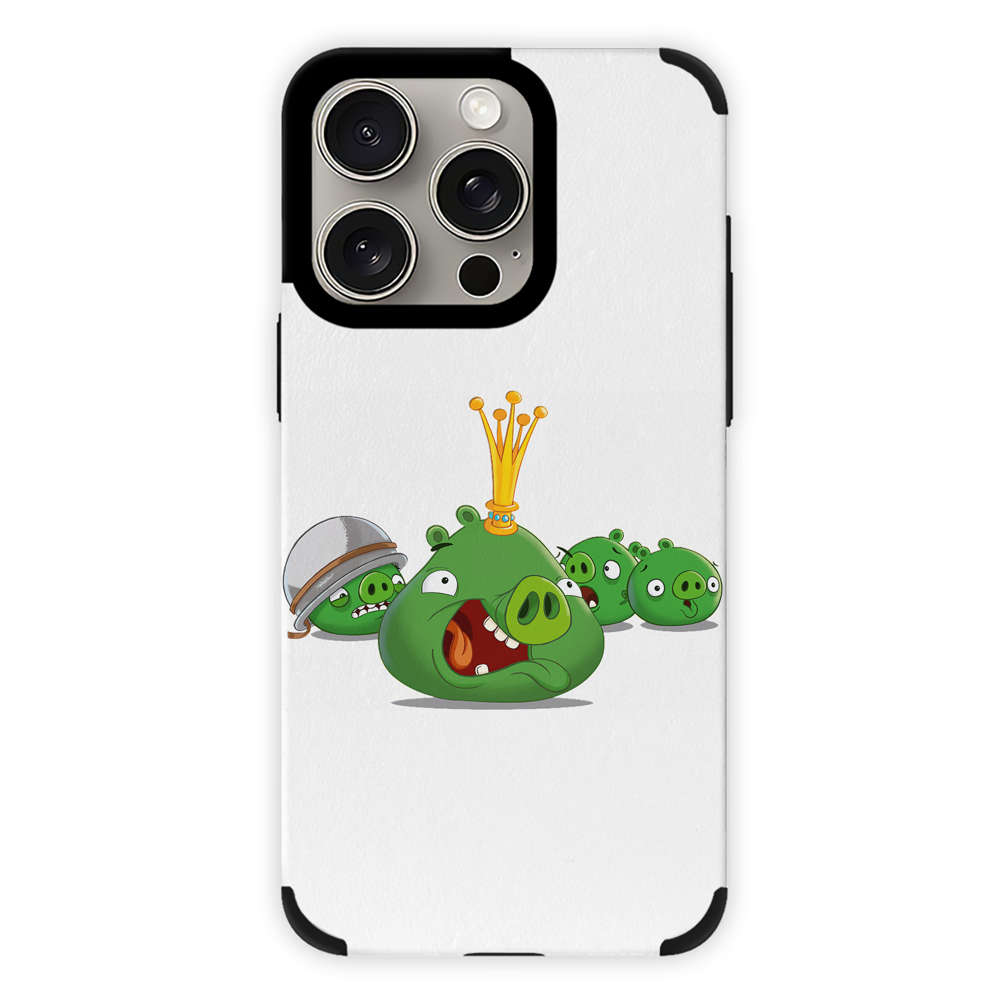 （画像用） Angry Birds アングリーバード 【iPhone15ProMax対応】 PUレザー スマホケース 耐衝撃＆黄変防止