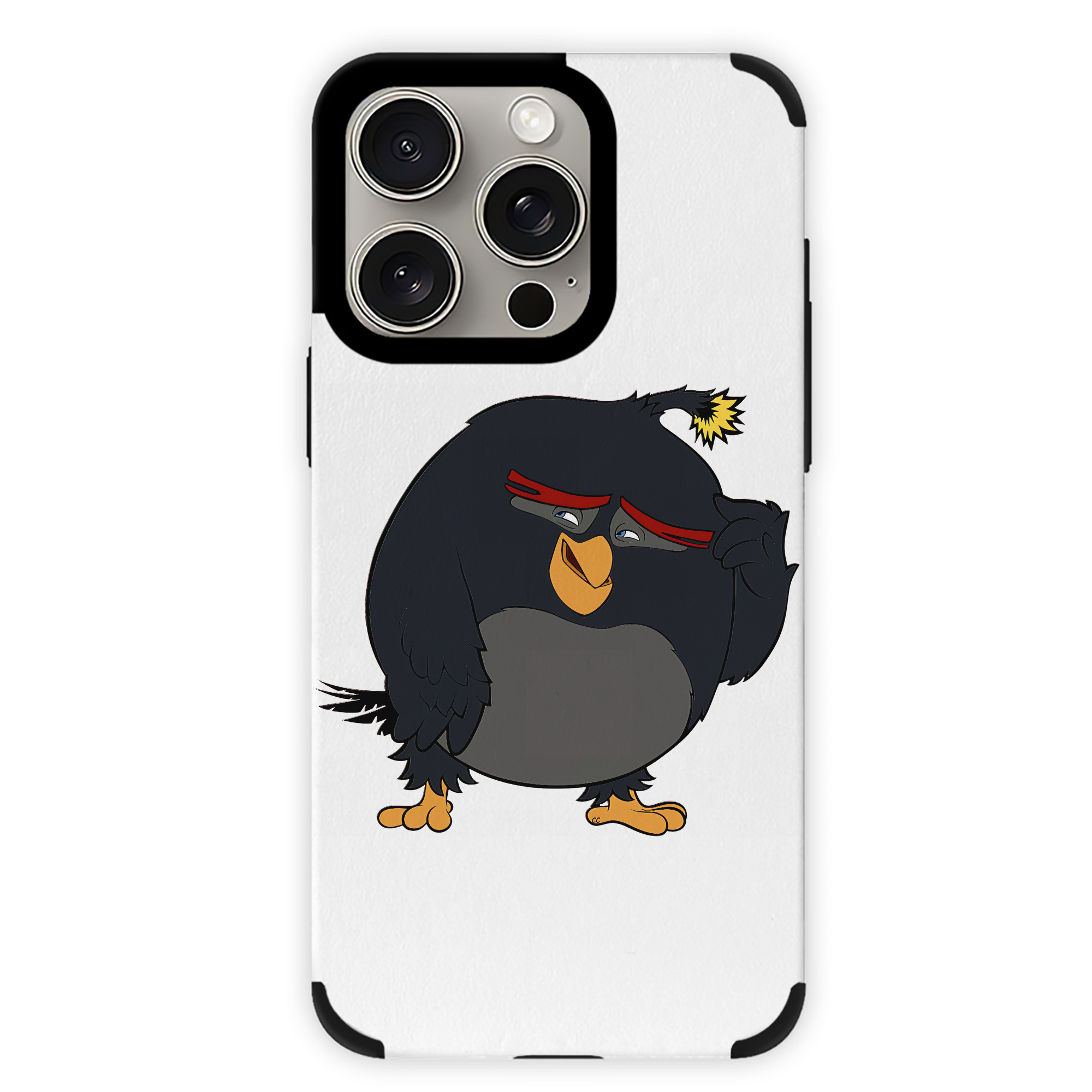 （画像用） Angry Birds アングリーバード 【iPhone15ProMax対応】 PUレザー スマホケース 耐衝撃＆黄変防止