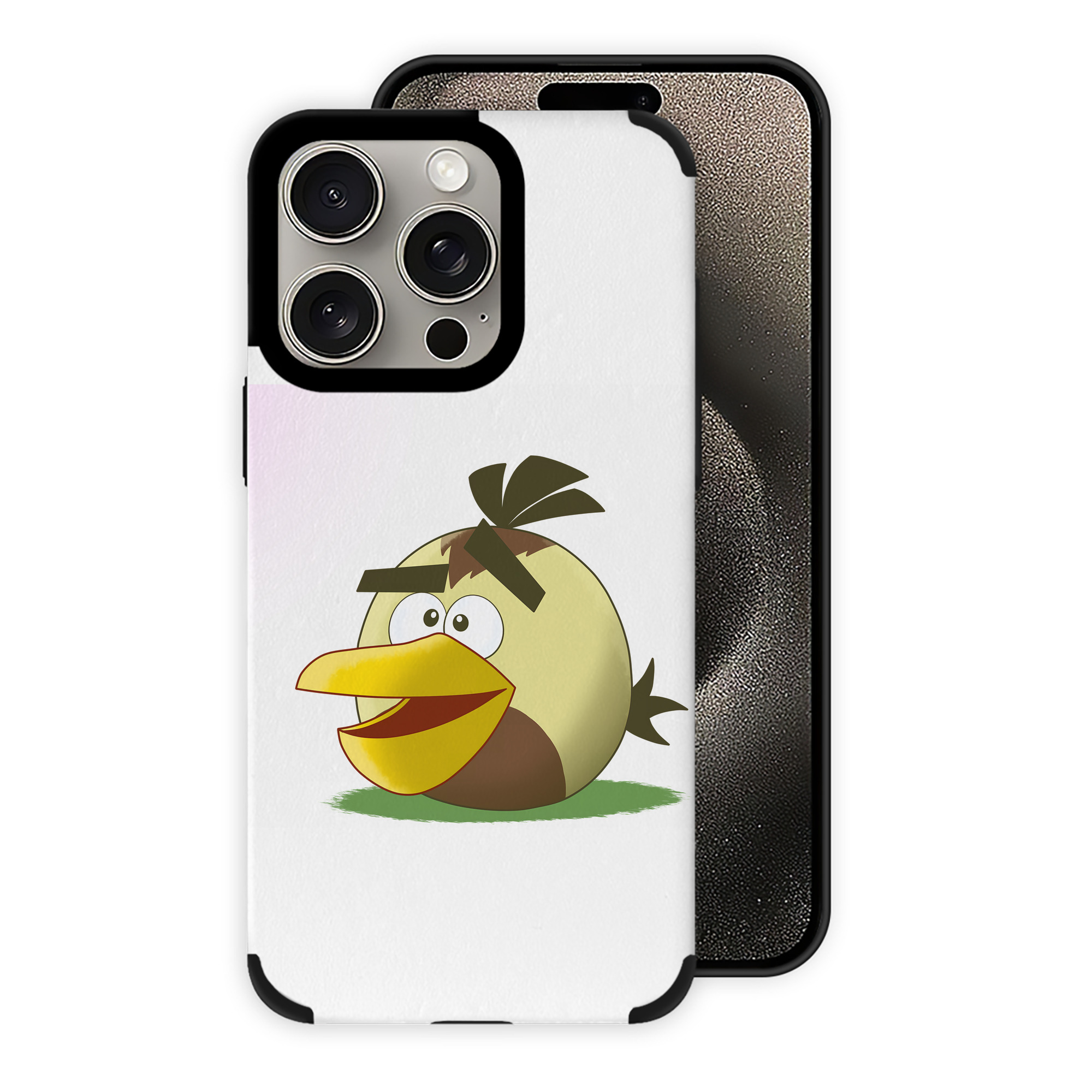 （画像用） Angry Birds アングリーバード 【iPhone15ProMax対応】 PUレザー スマホケース 耐衝撃＆黄変防止