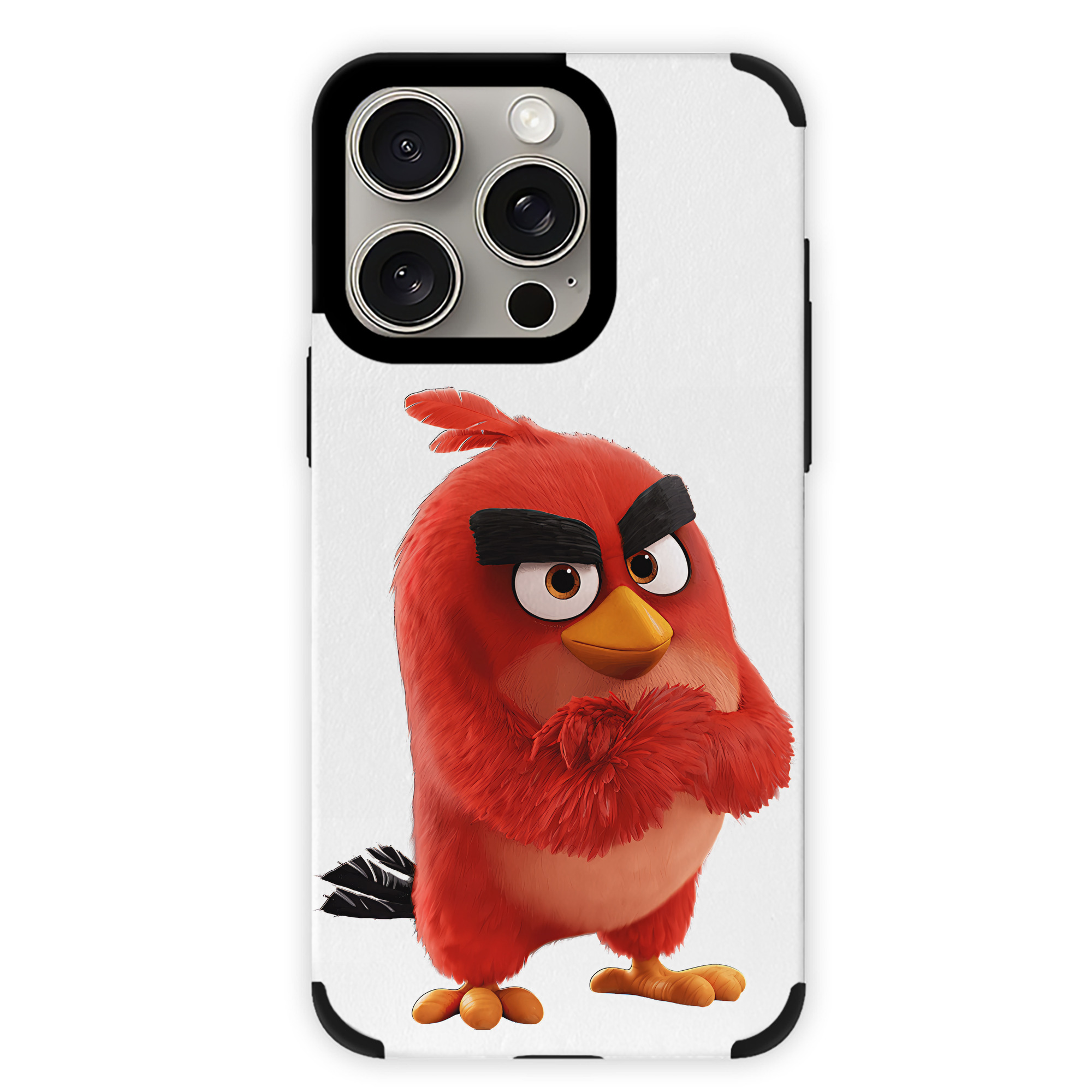 （画像用） Angry Birds アングリーバード 【iPhone15ProMax対応】 PUレザー スマホケース 耐衝撃＆黄変防止