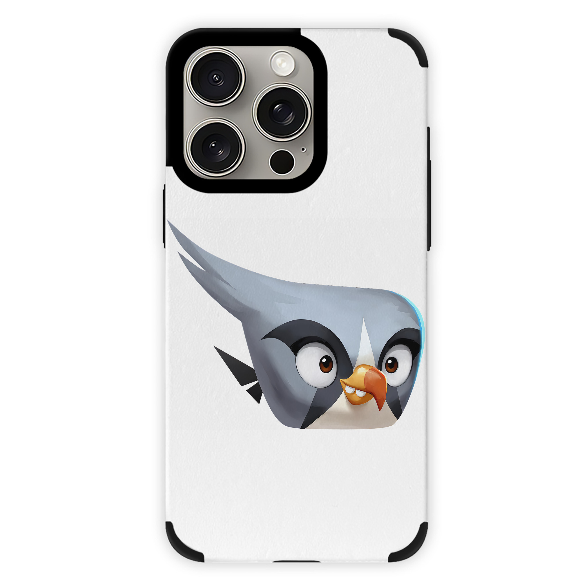 （画像用） Angry Birds アングリーバード 【iPhone15ProMax対応】 PUレザー スマホケース 耐衝撃＆黄変防止